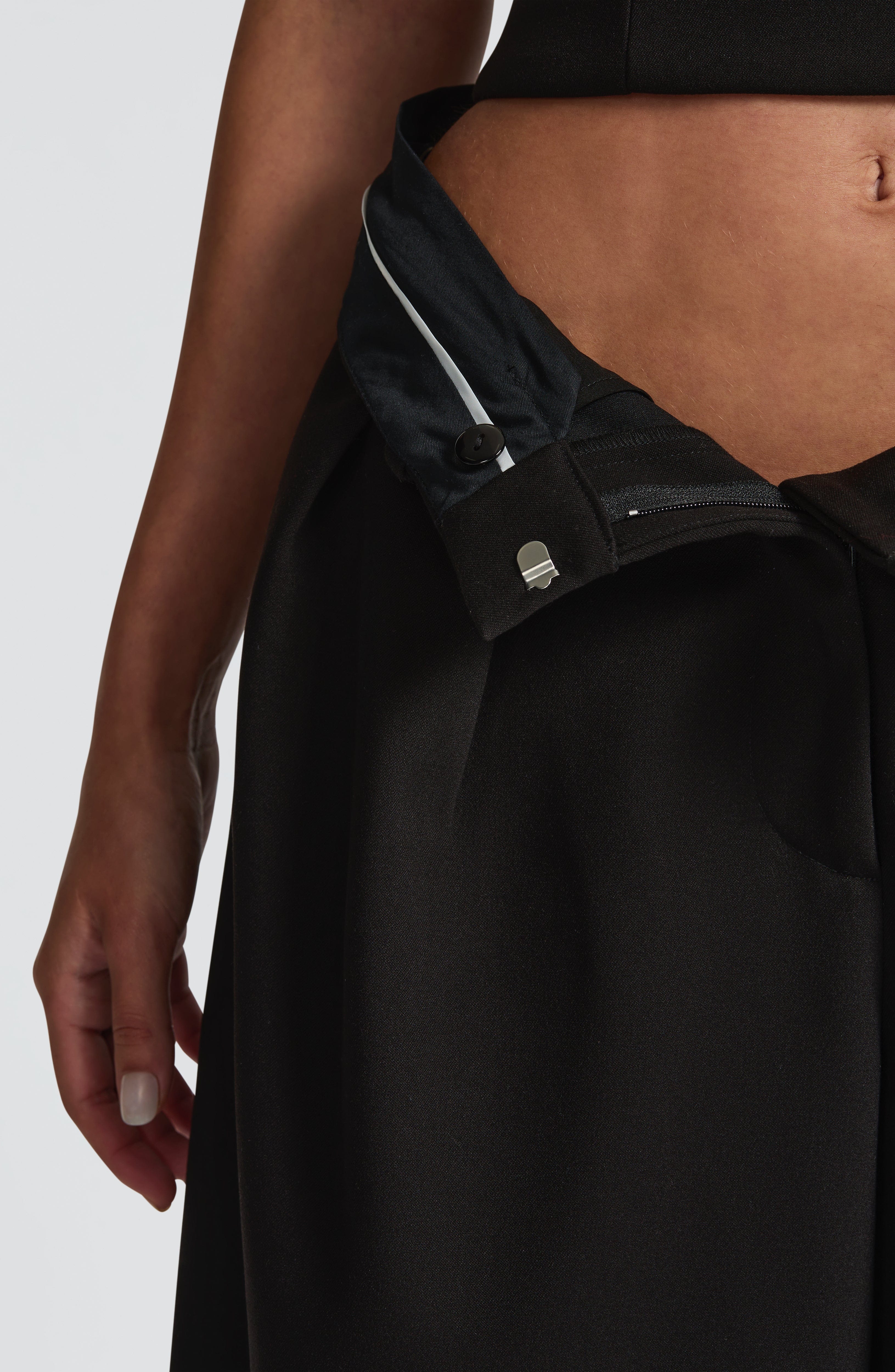 Ausra Black Bermuda Shorts