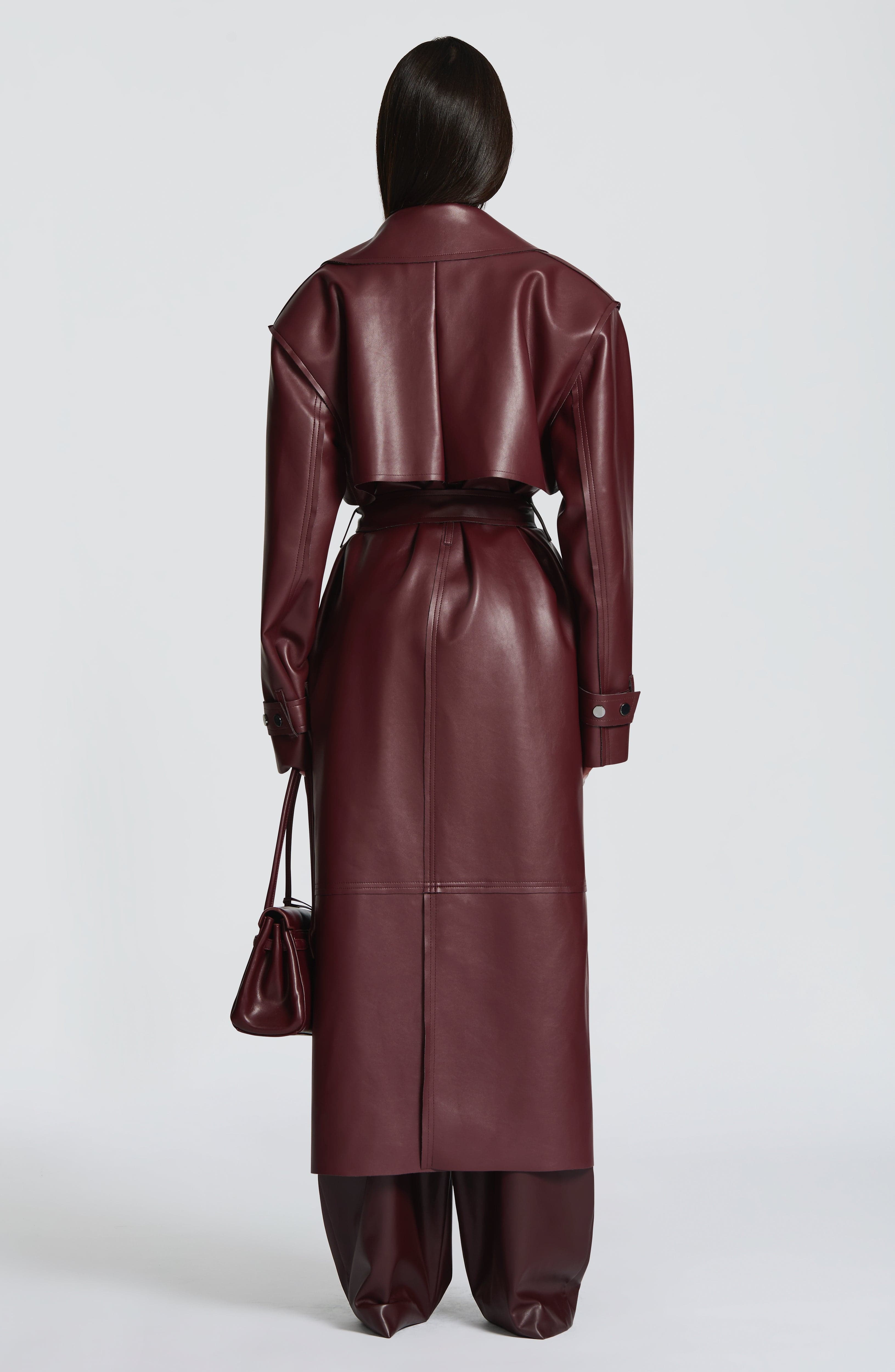 Plum Bridget Trench Coat