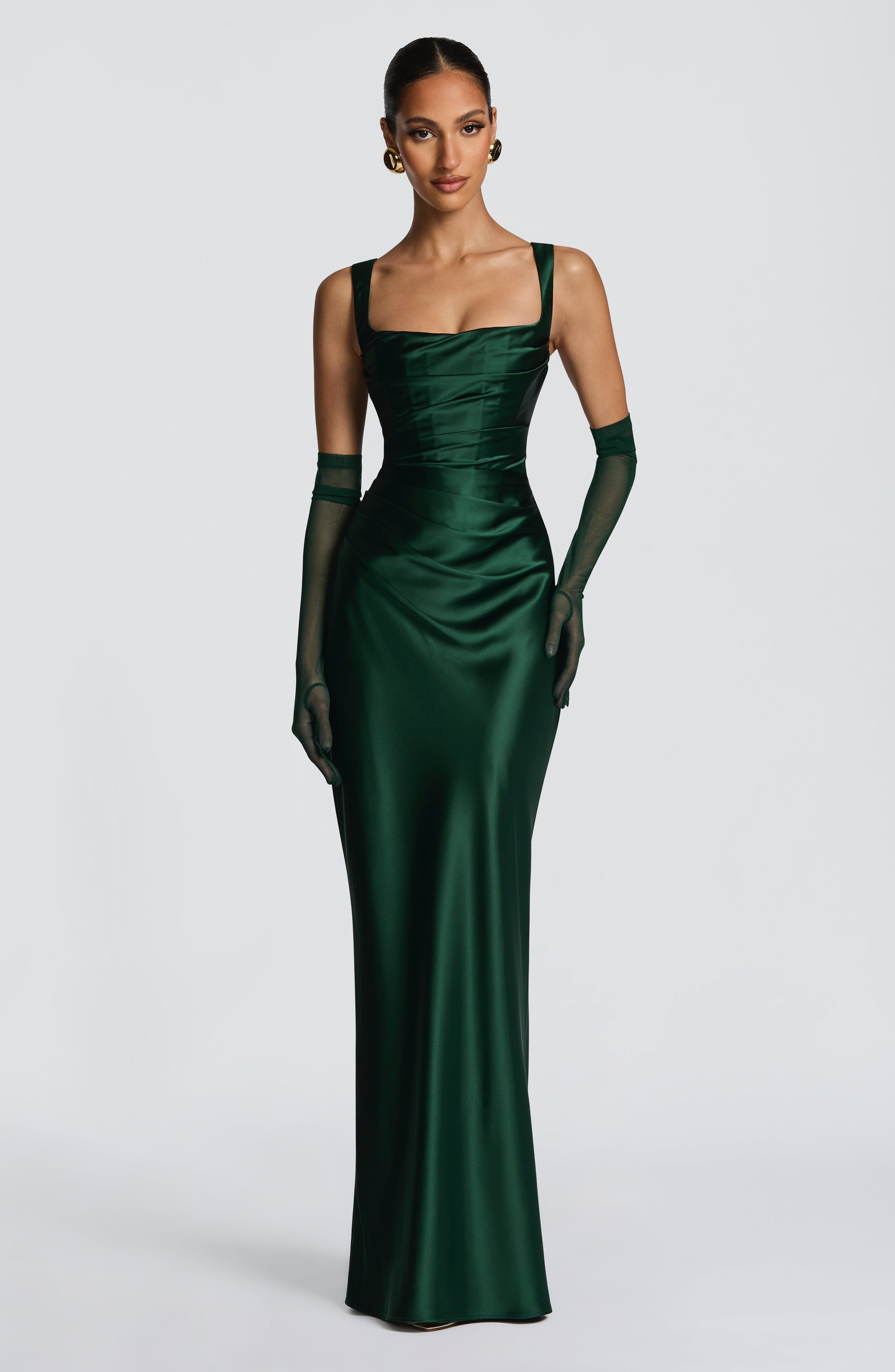 Emerald Calanthe Maxi Dress