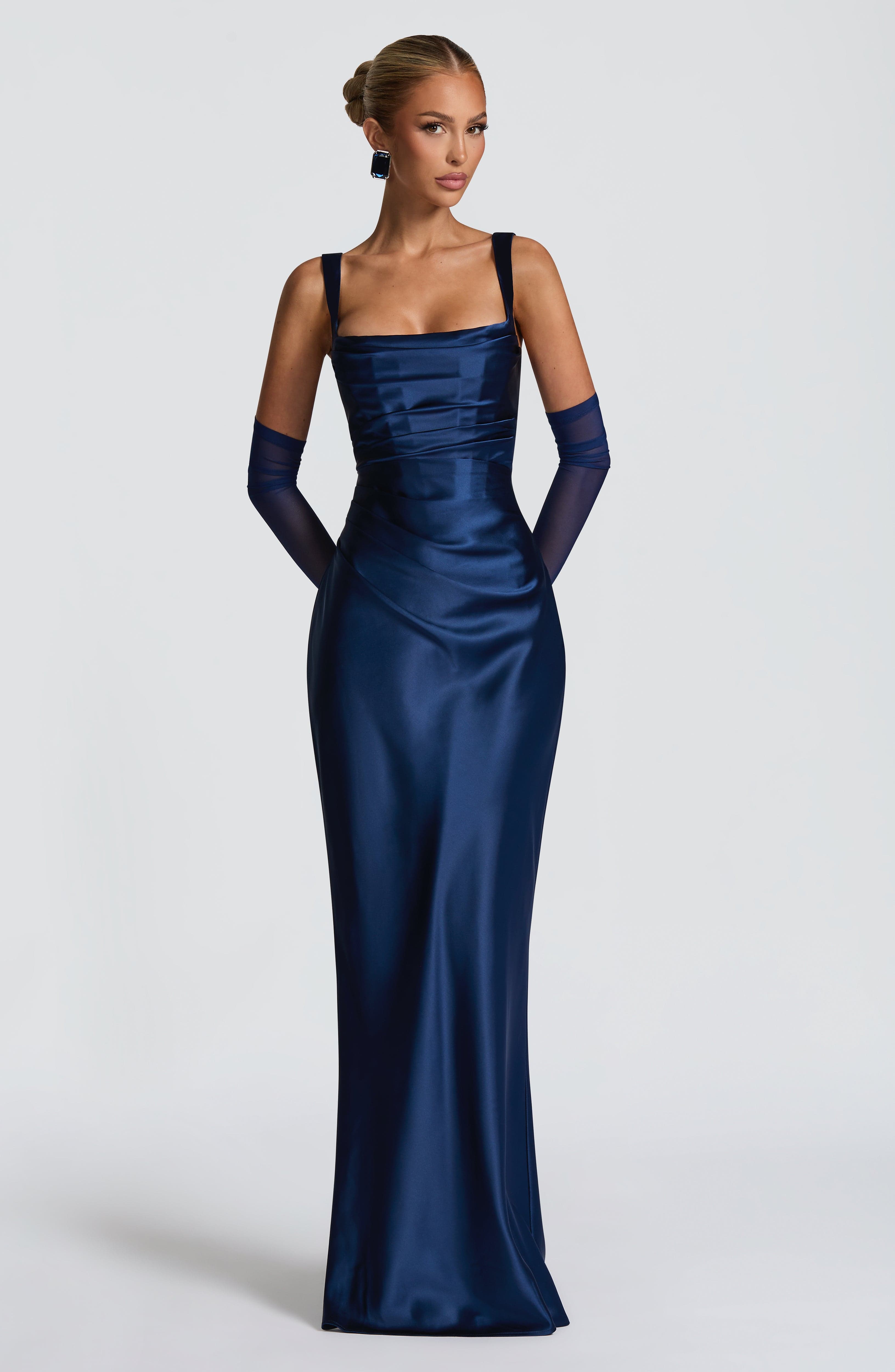 Navy Calanthe Maxi Dress