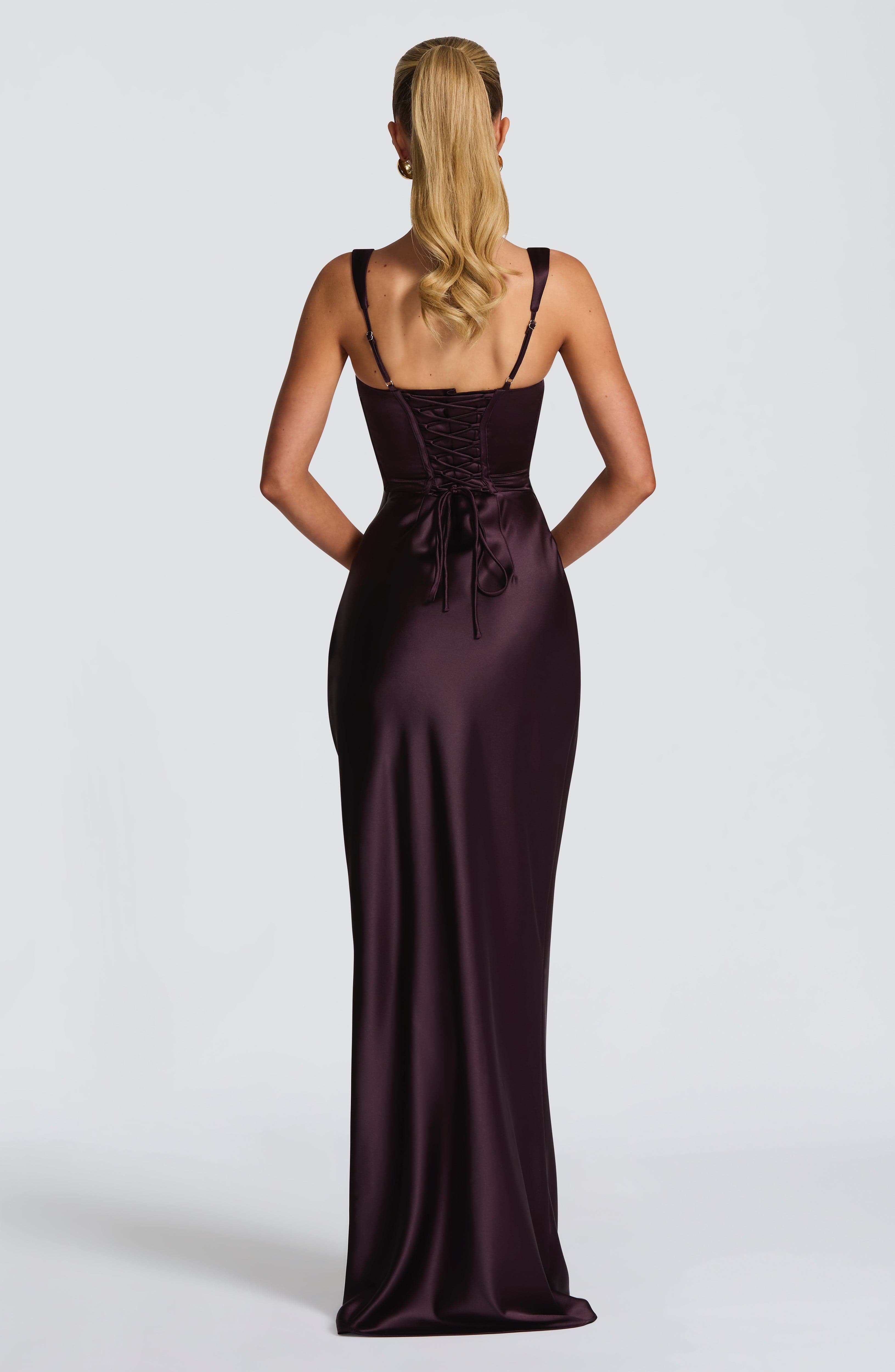 Plum Calanthe Maxi Dress