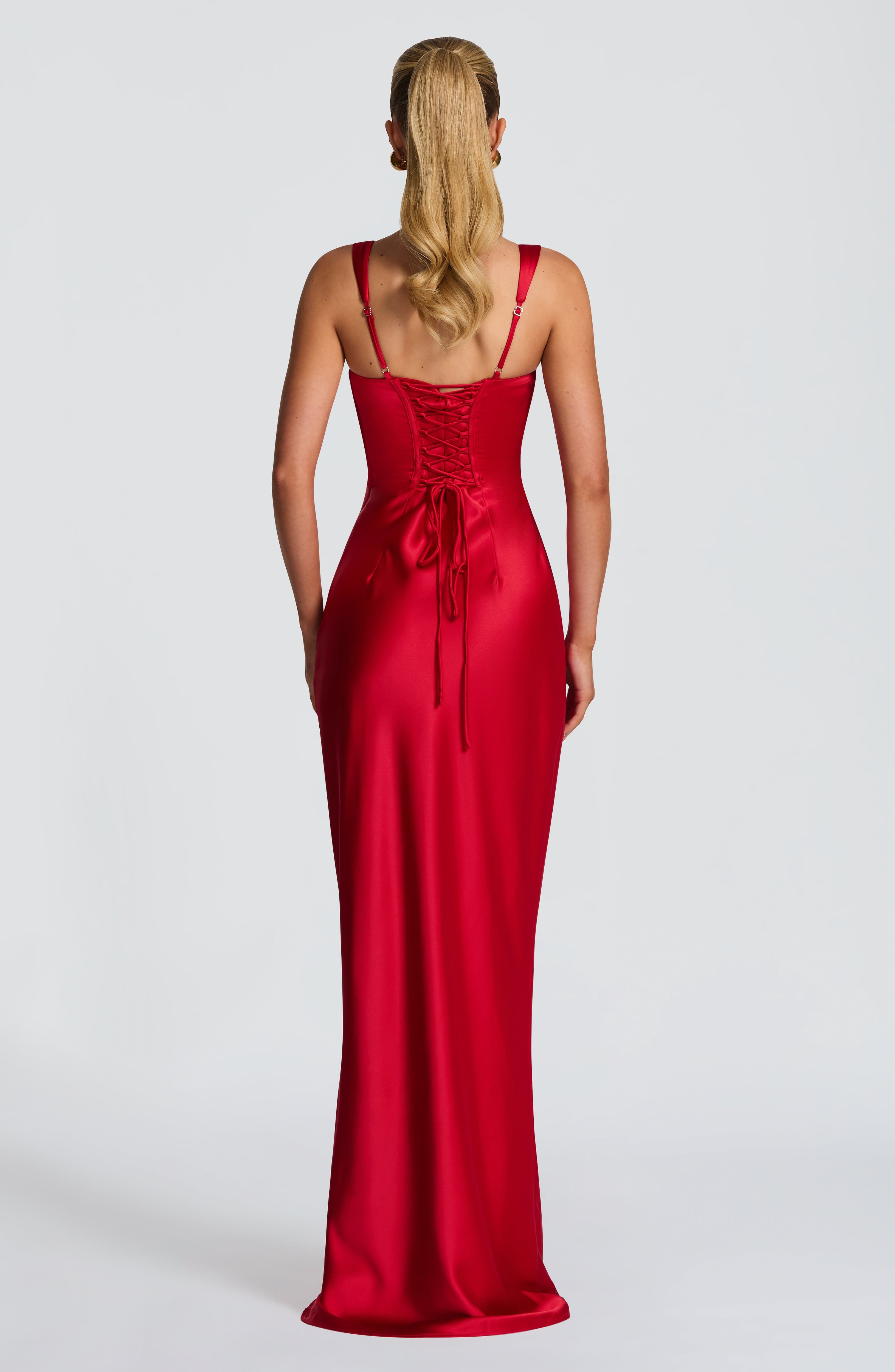 Calanthe Red Maxi Dress
