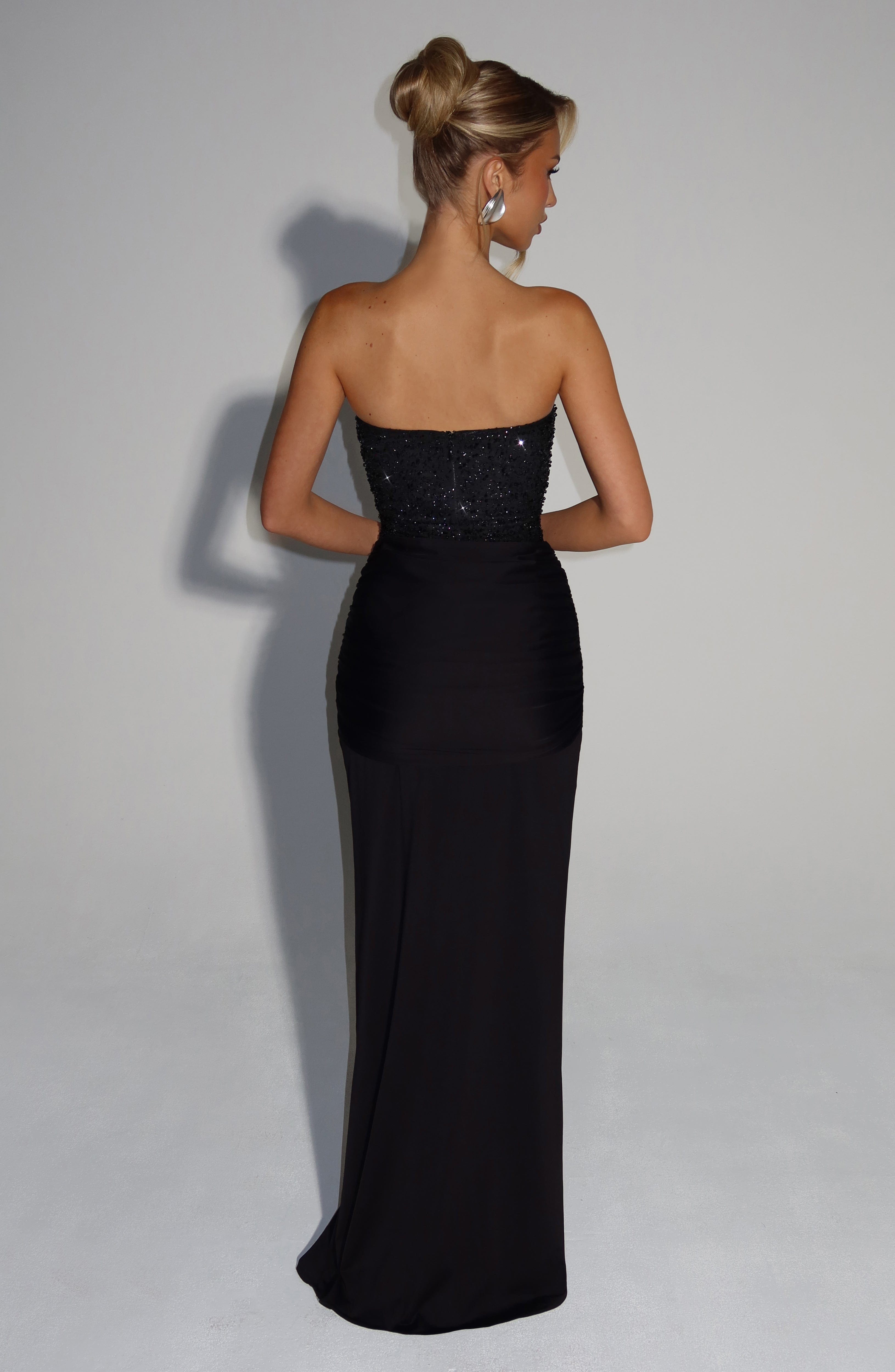 Black Carina Maxi Dress