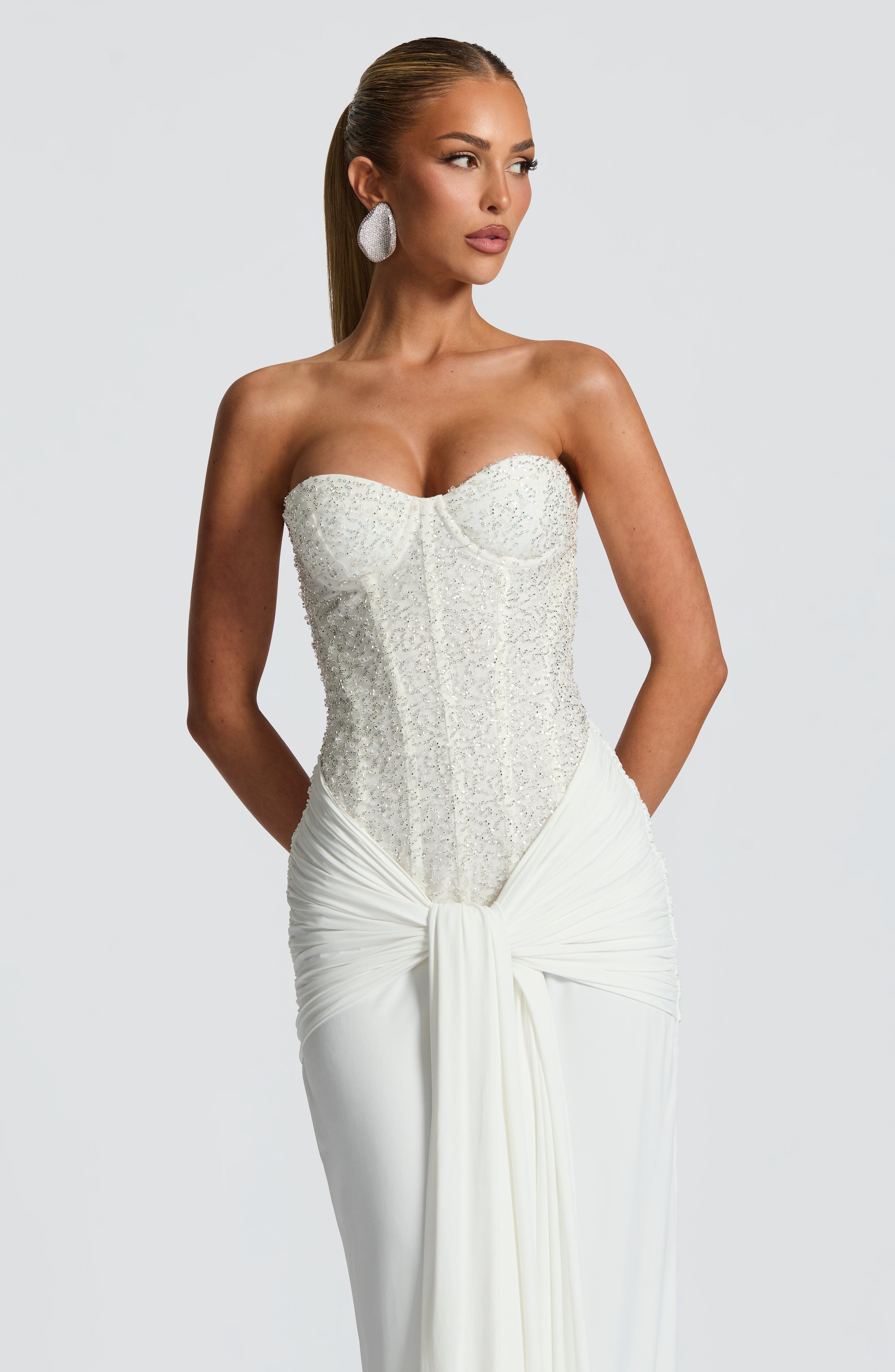 Ivory Carina Maxi Dress