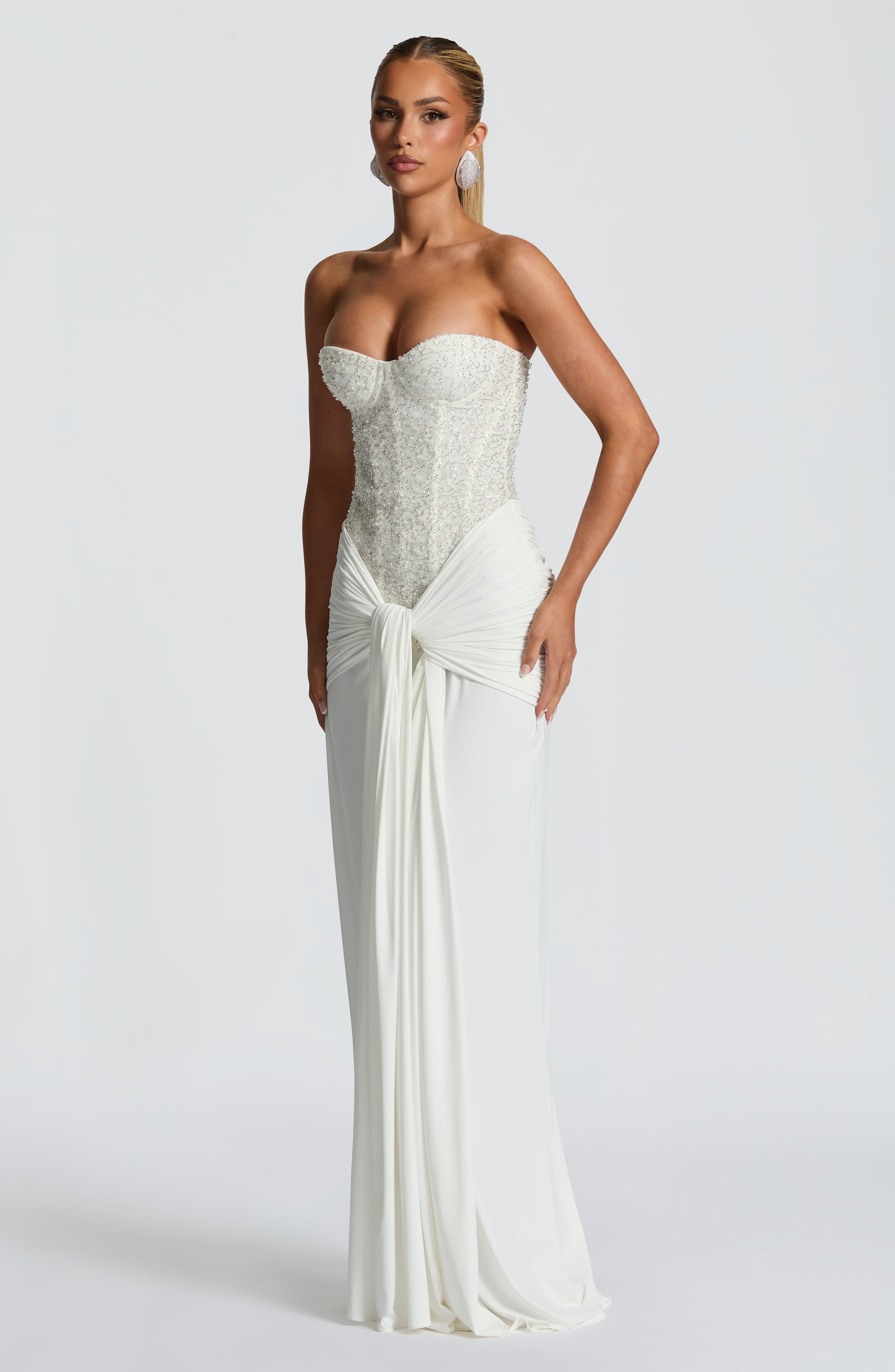 Ivory Carina Maxi Dress