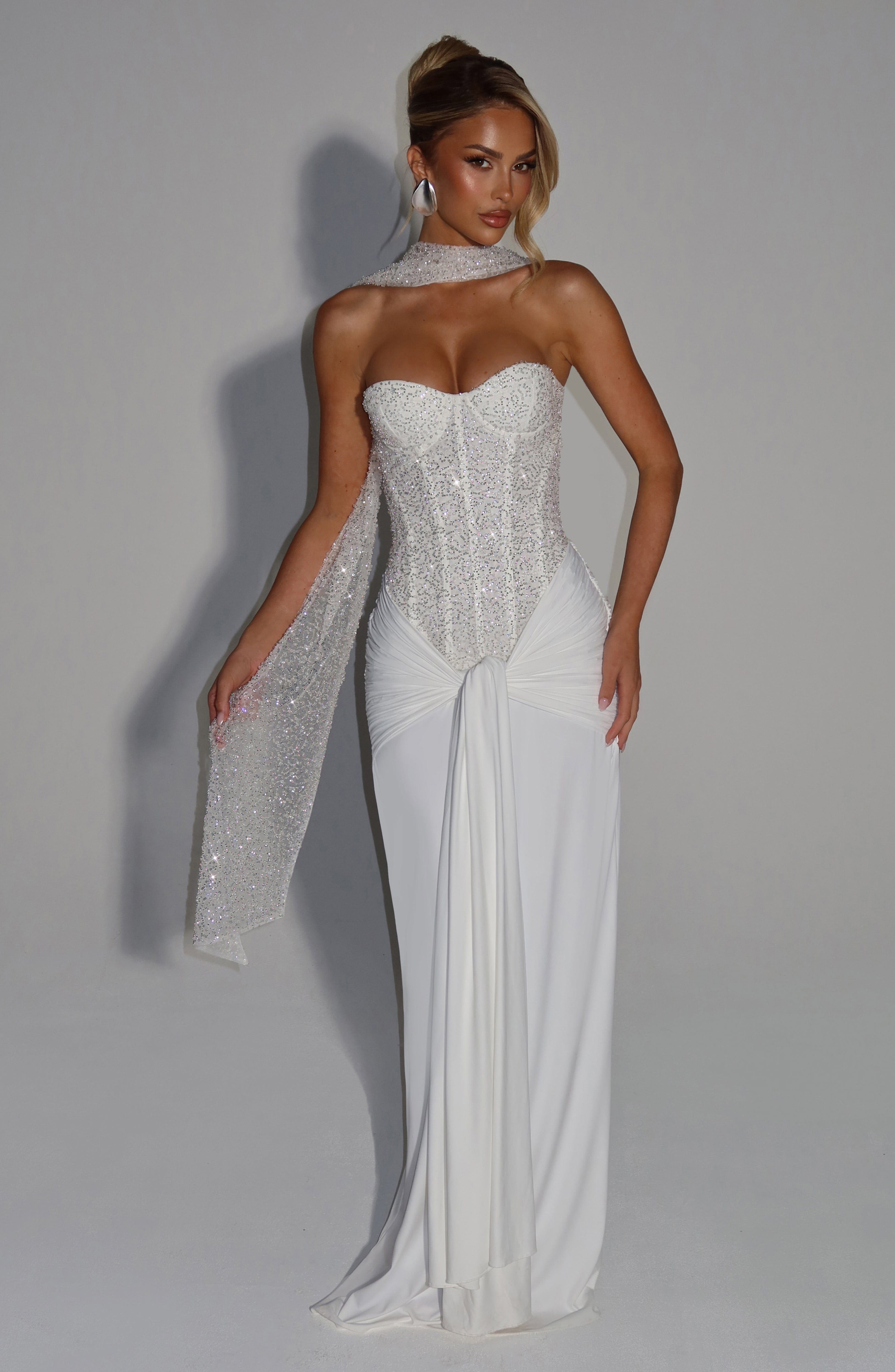 Ivory Carina Maxi Dress