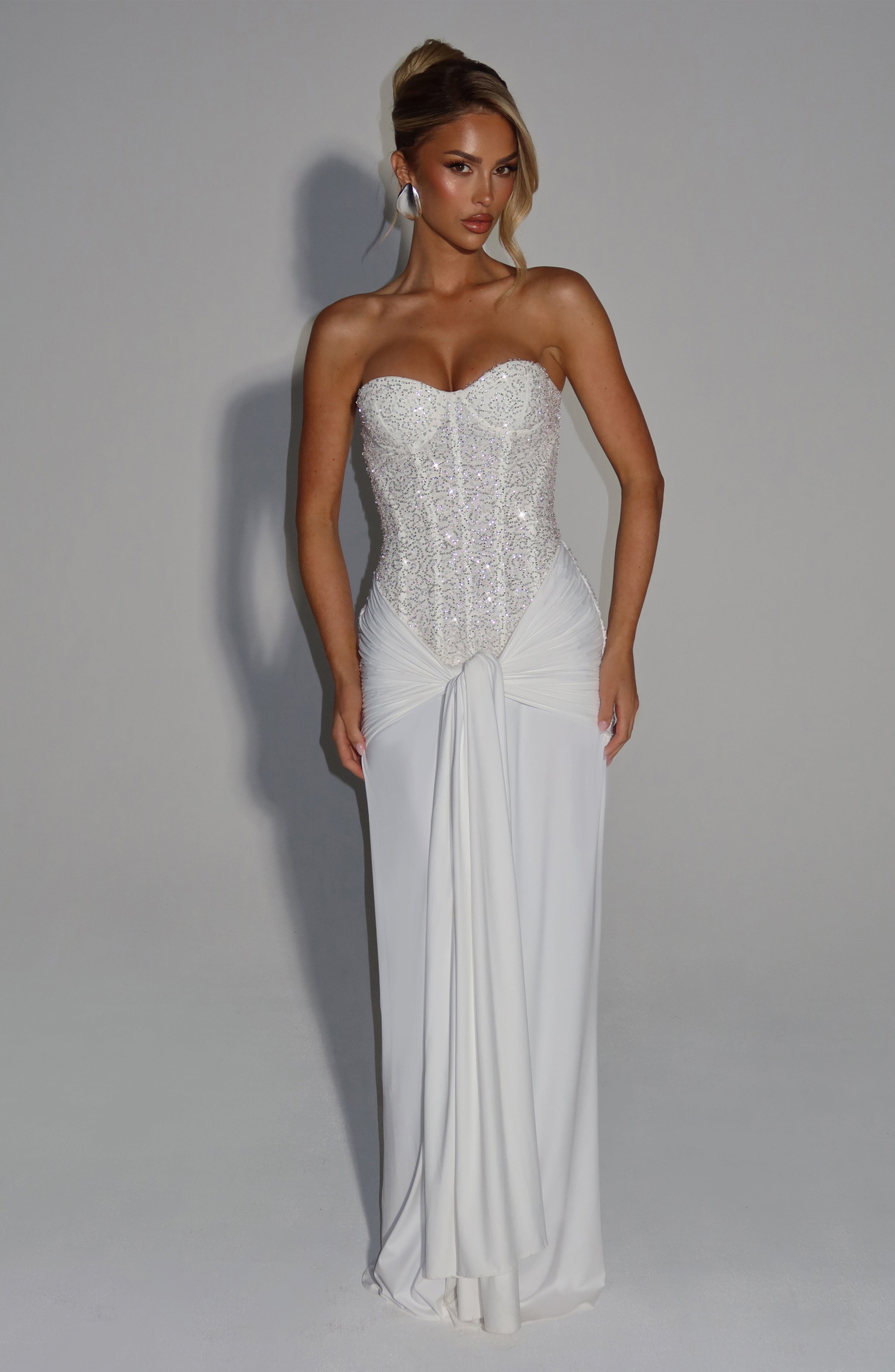 Ivory Carina Maxi Dress