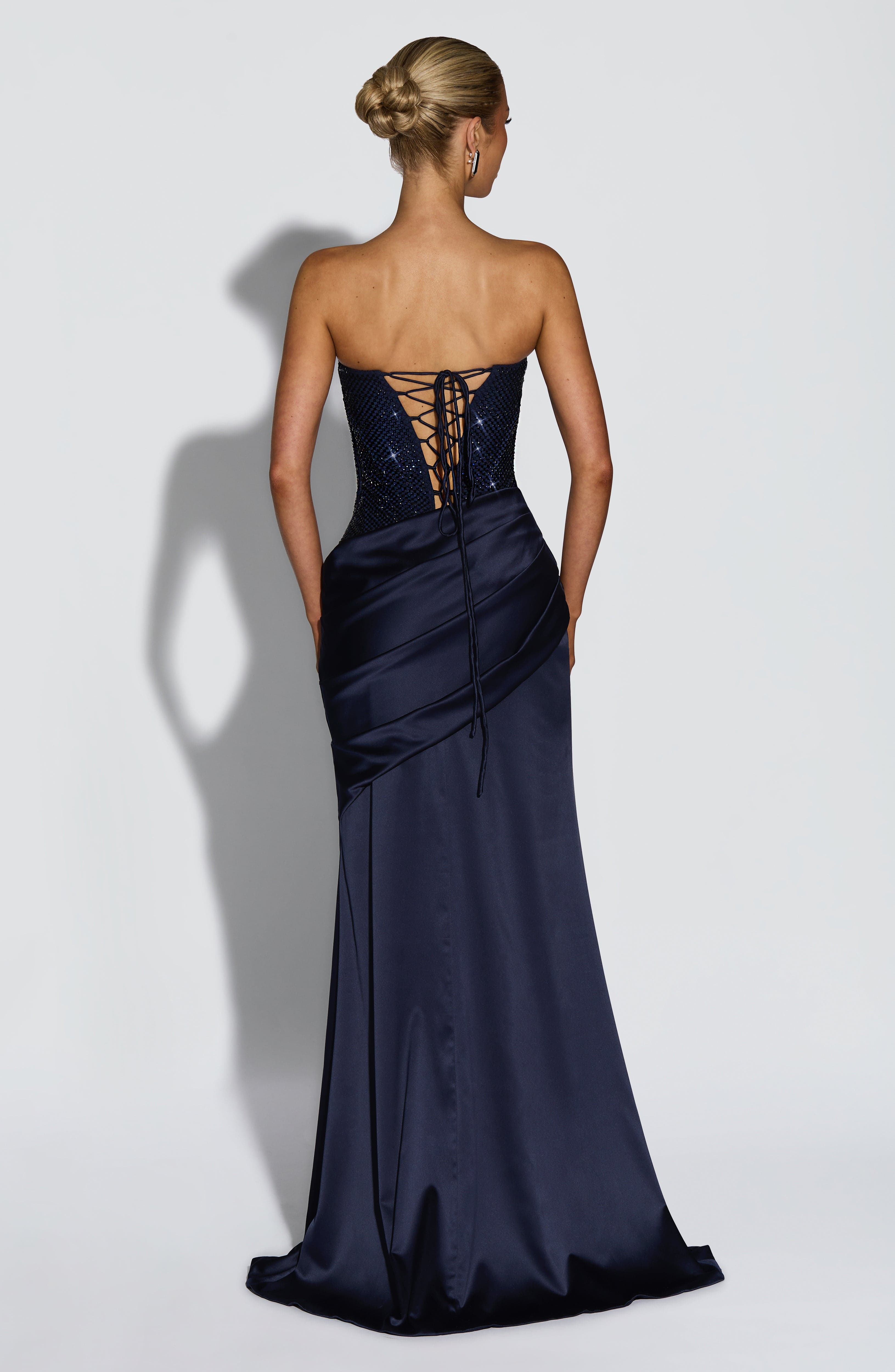 Celestia Navy Maxi Dress
