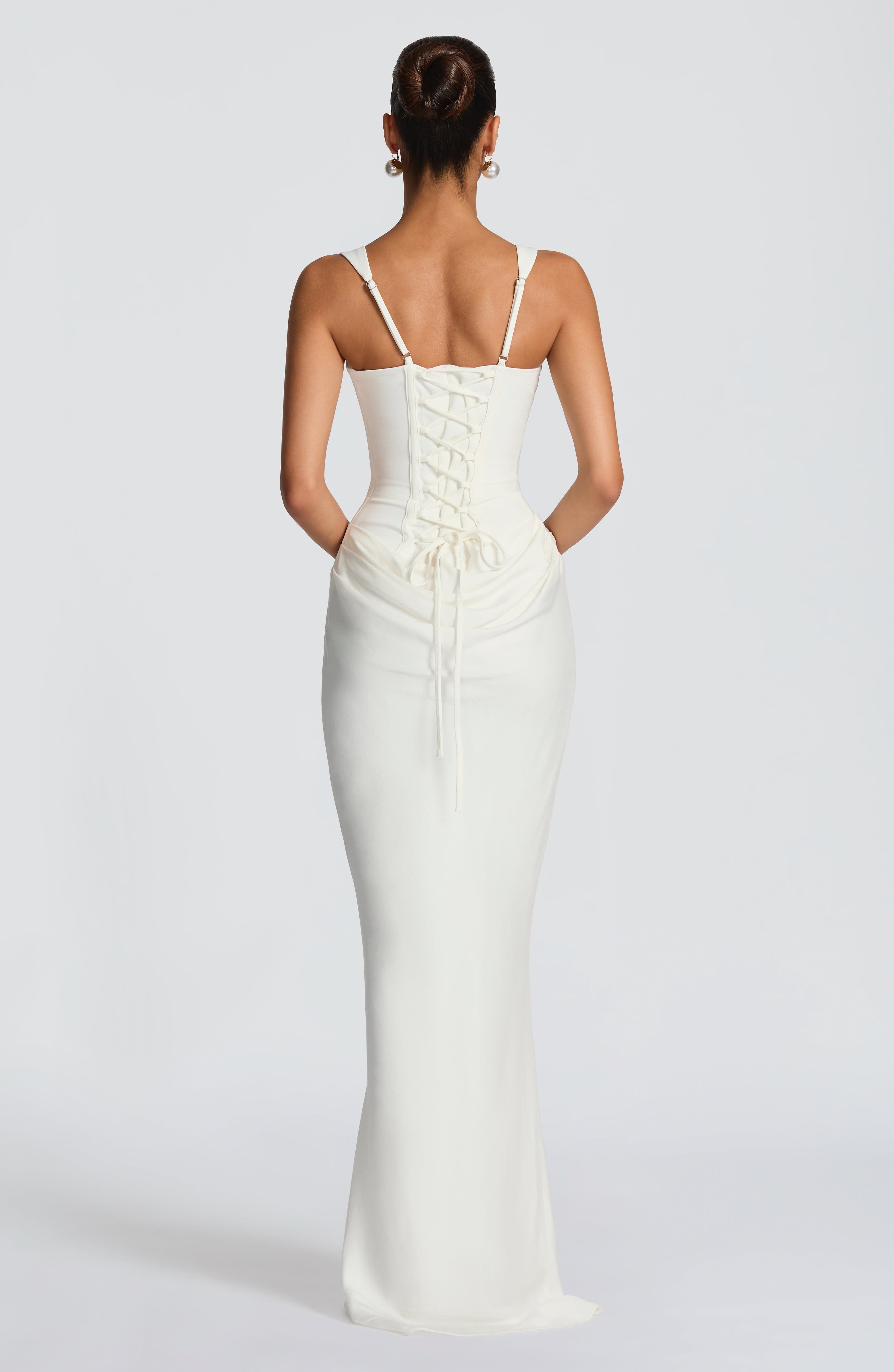 Cornelia Maxi Dress - Ivory ICYBOO
