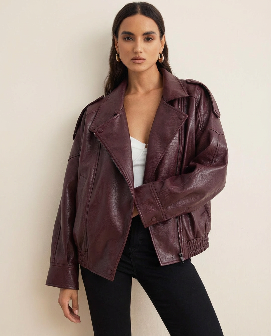 ARIA | Uptown Leather Jacket ICYBOO