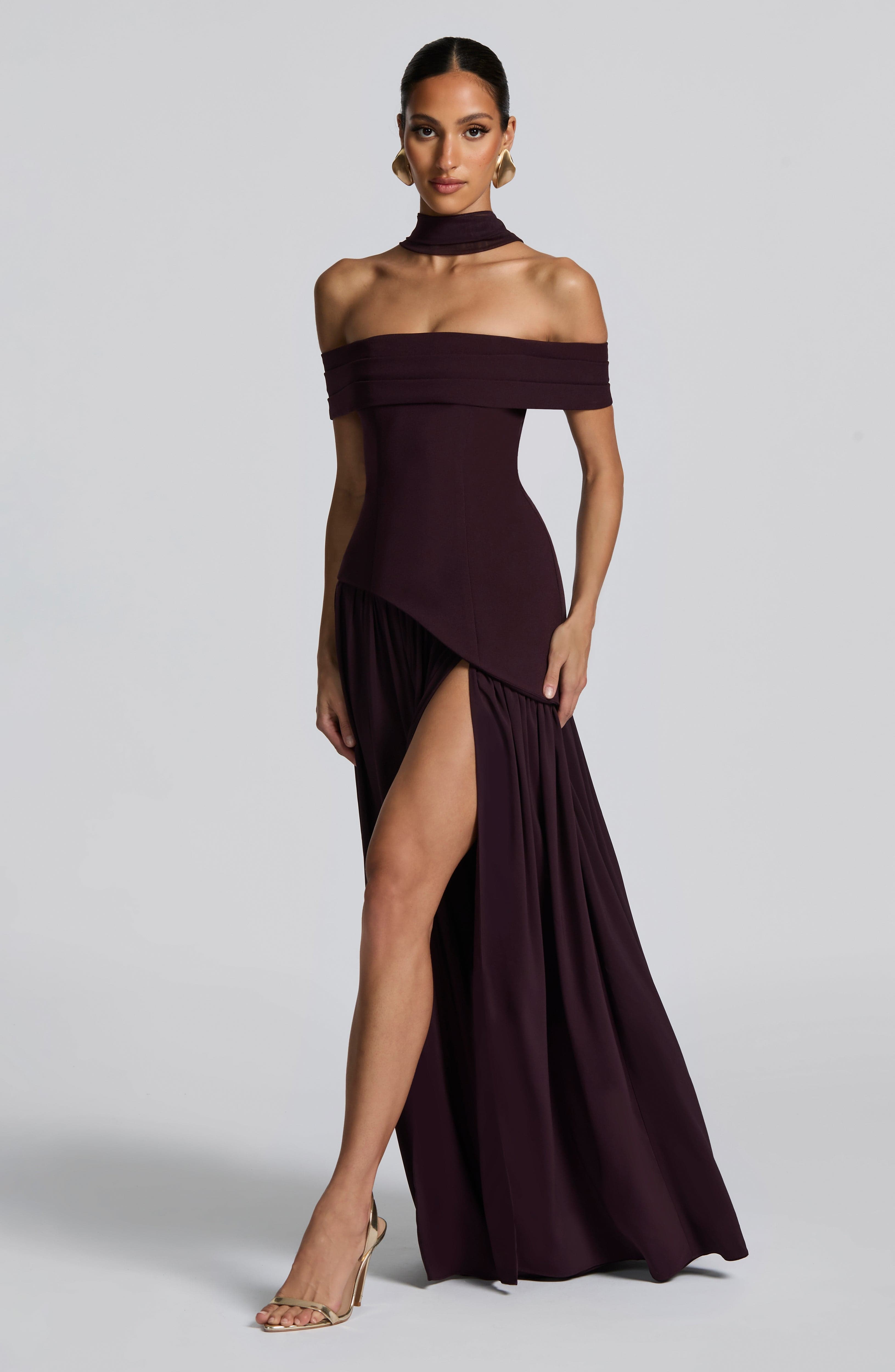 Plum Delilah Maxi Dress