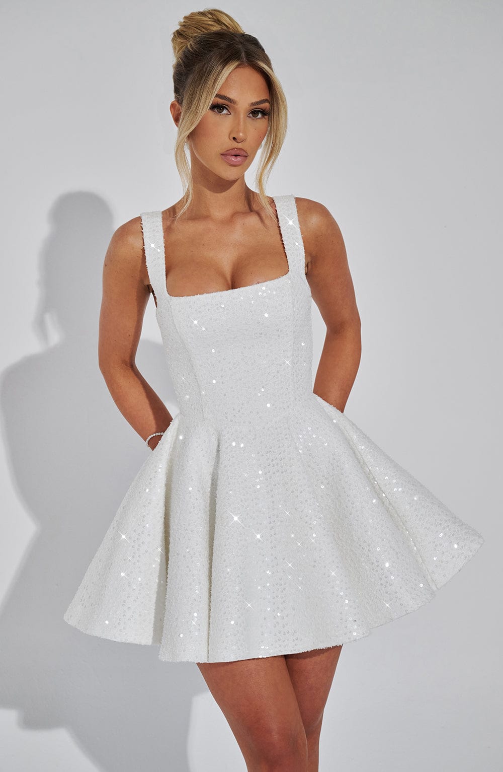 Ivory Dorothy Mini Dress - ICYBOO