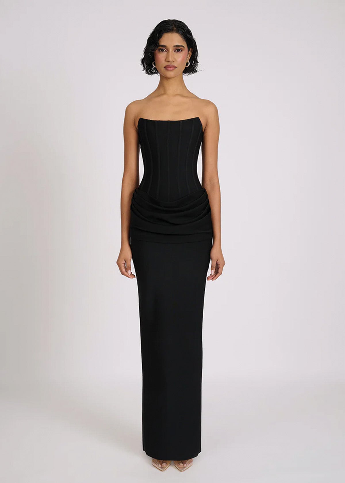 Black Hilda Evening Dress ICYBOO