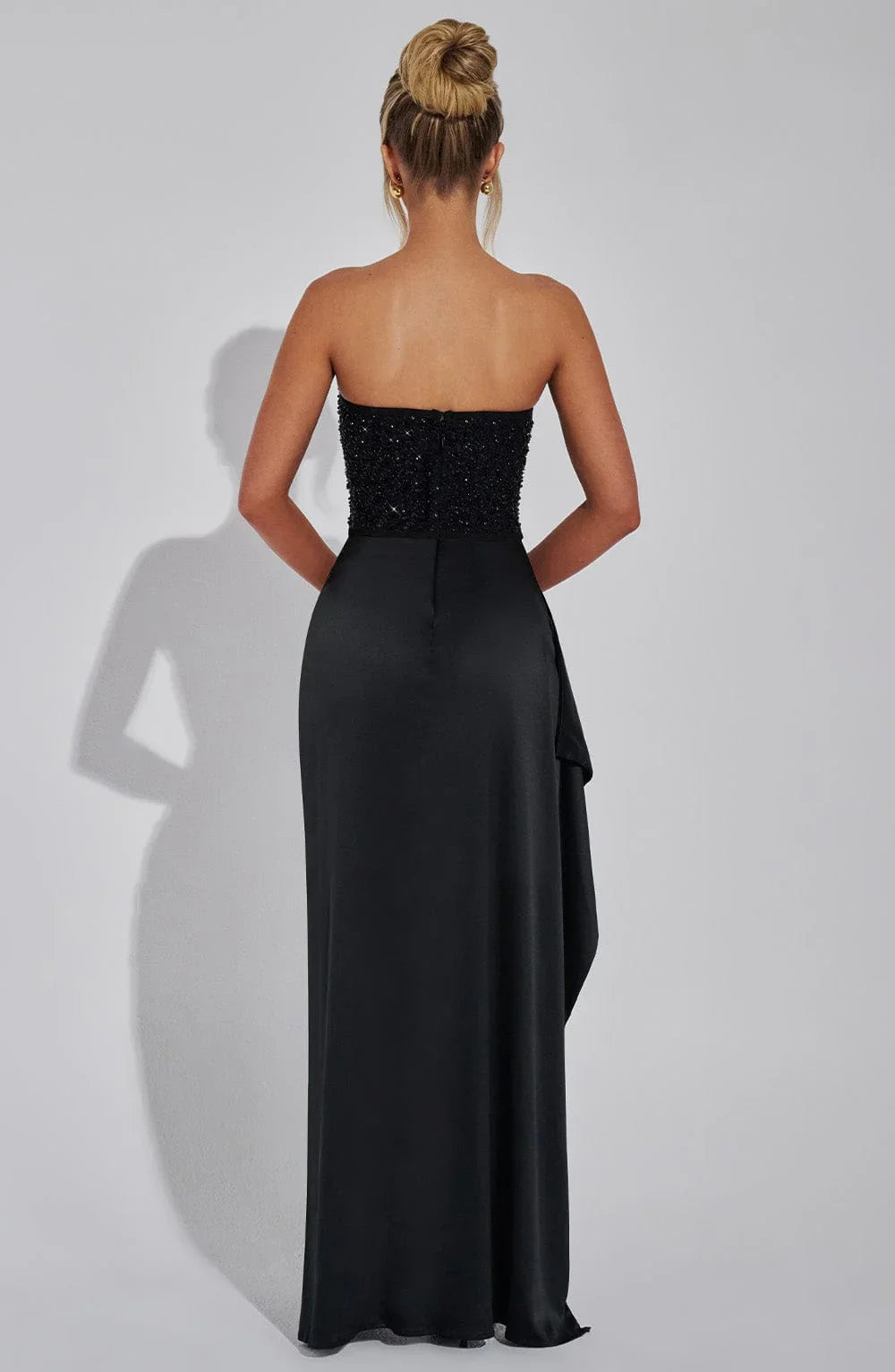 Emrielle Black Maxi Dress