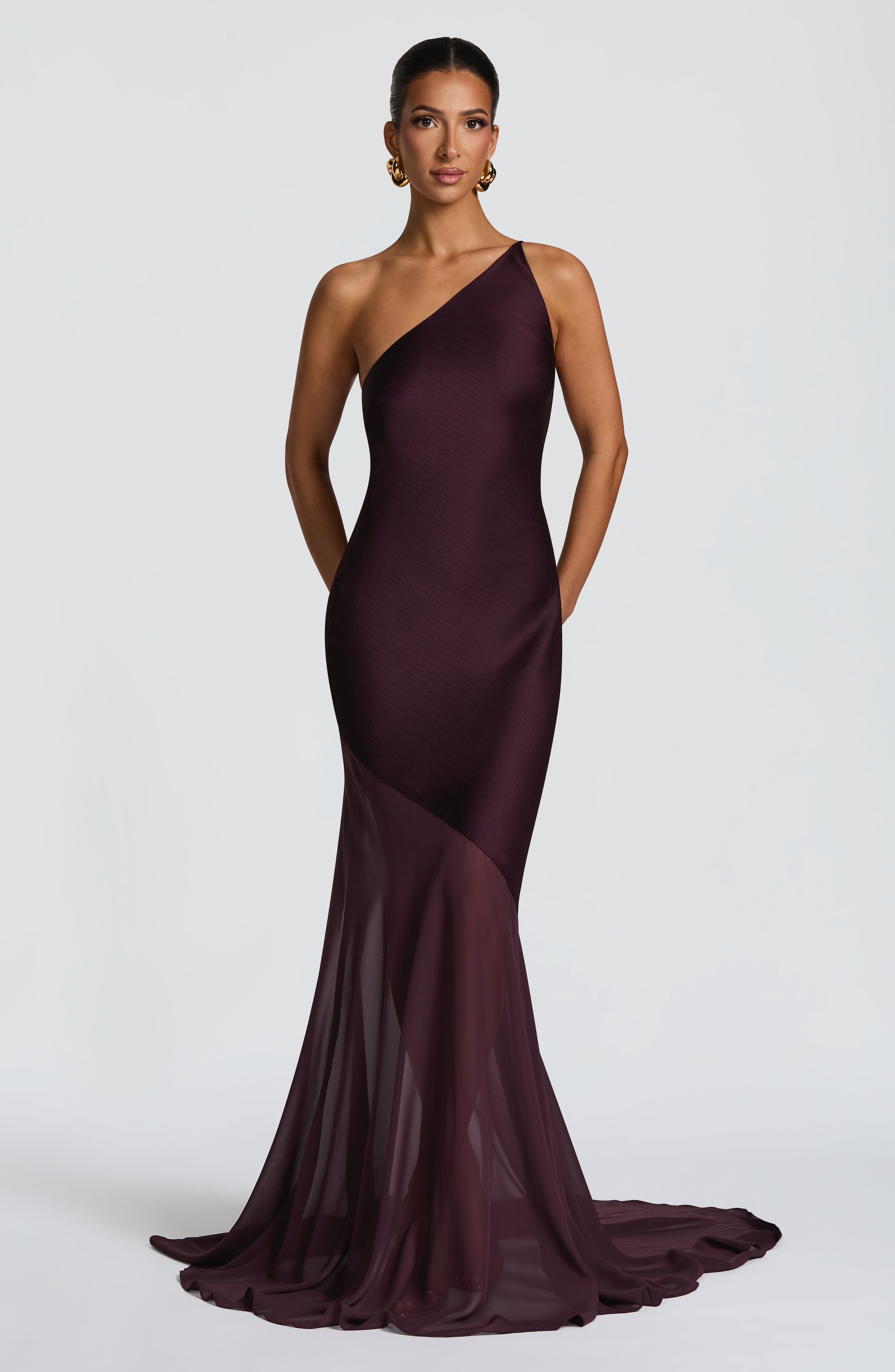 Plum Fable Evening Dress