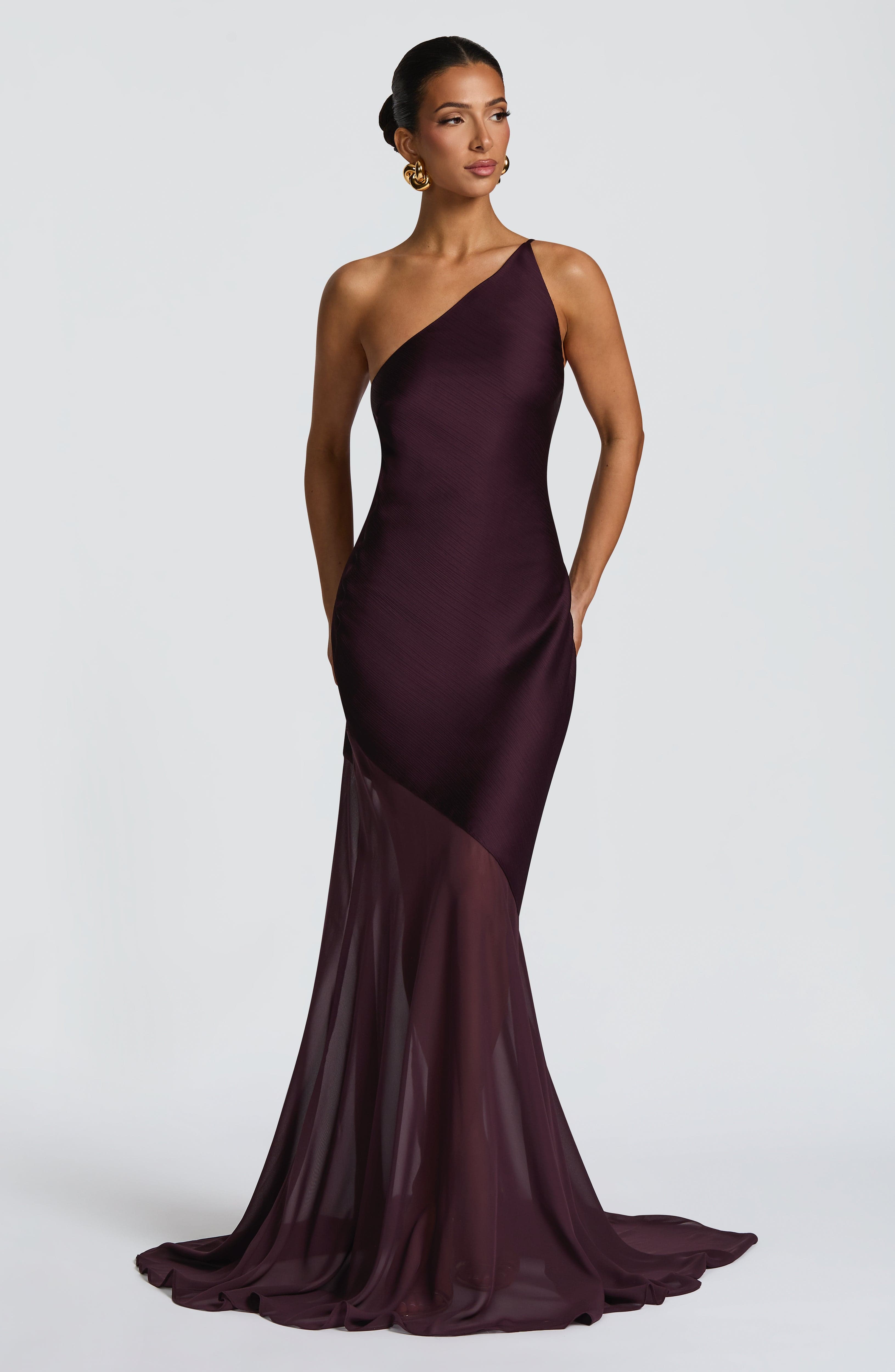 Plum Fable Evening Dress
