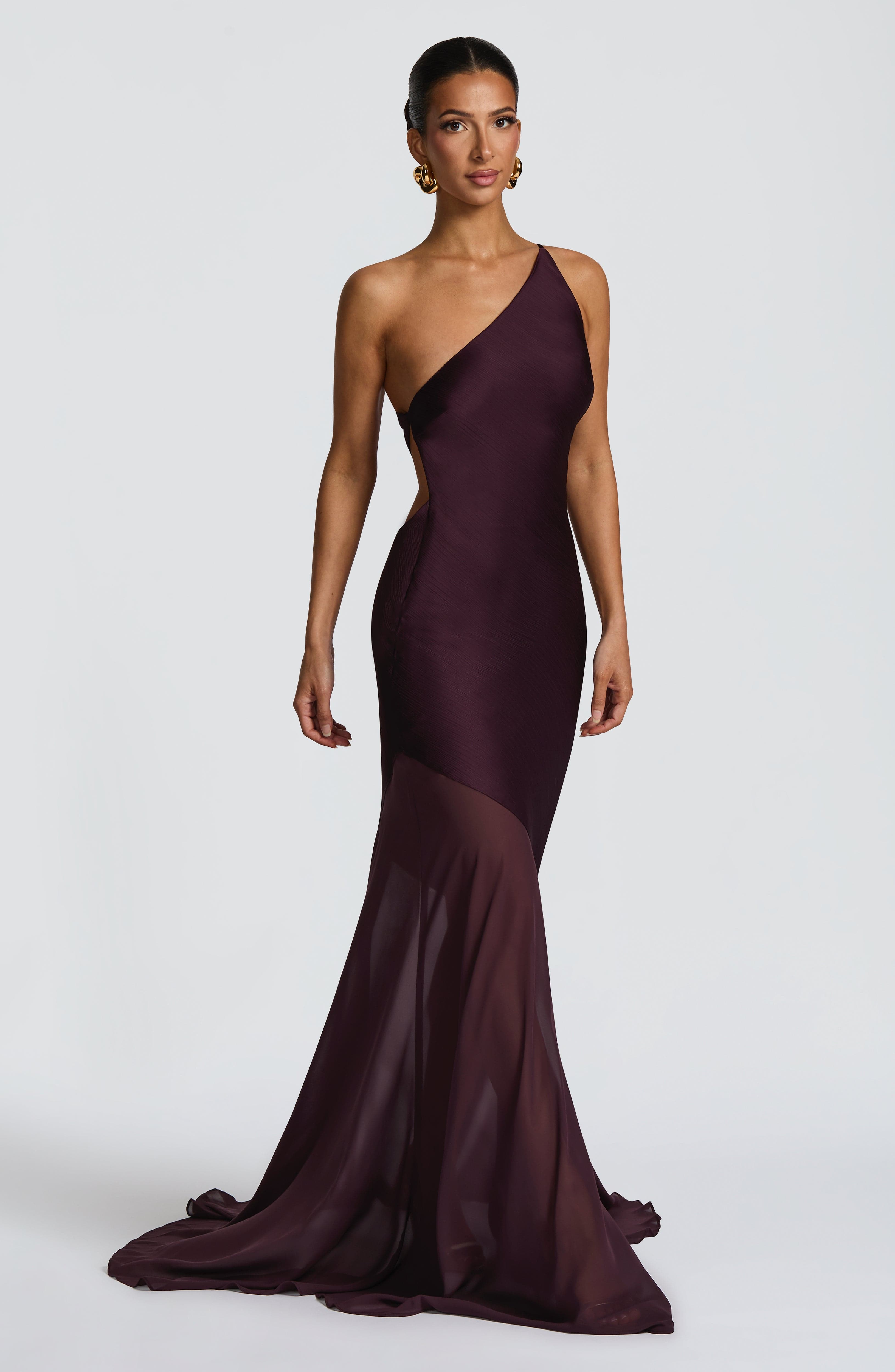 Plum Fable Evening Dress