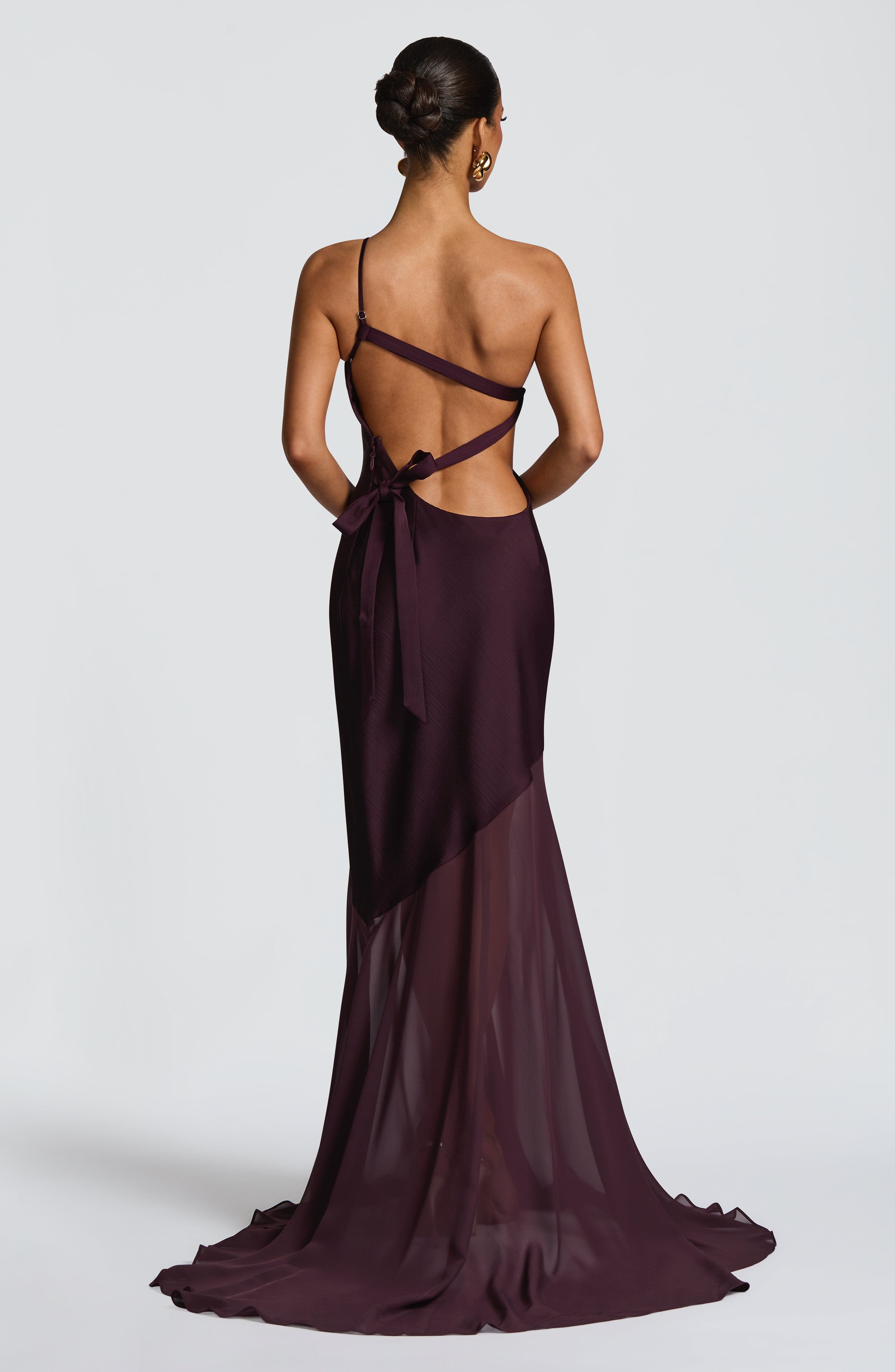 Plum Fable Evening Dress