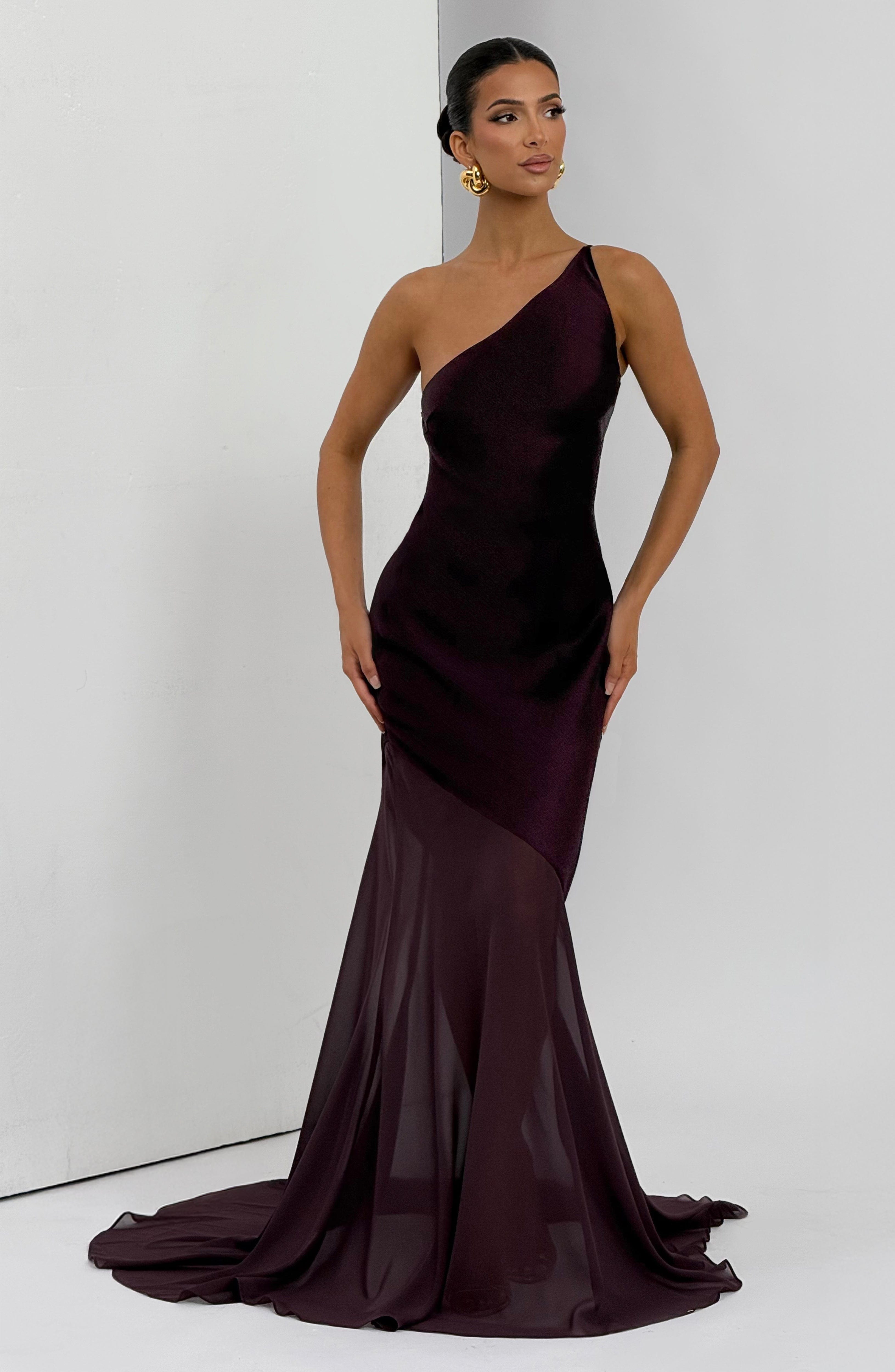 Plum Fable Evening Dress