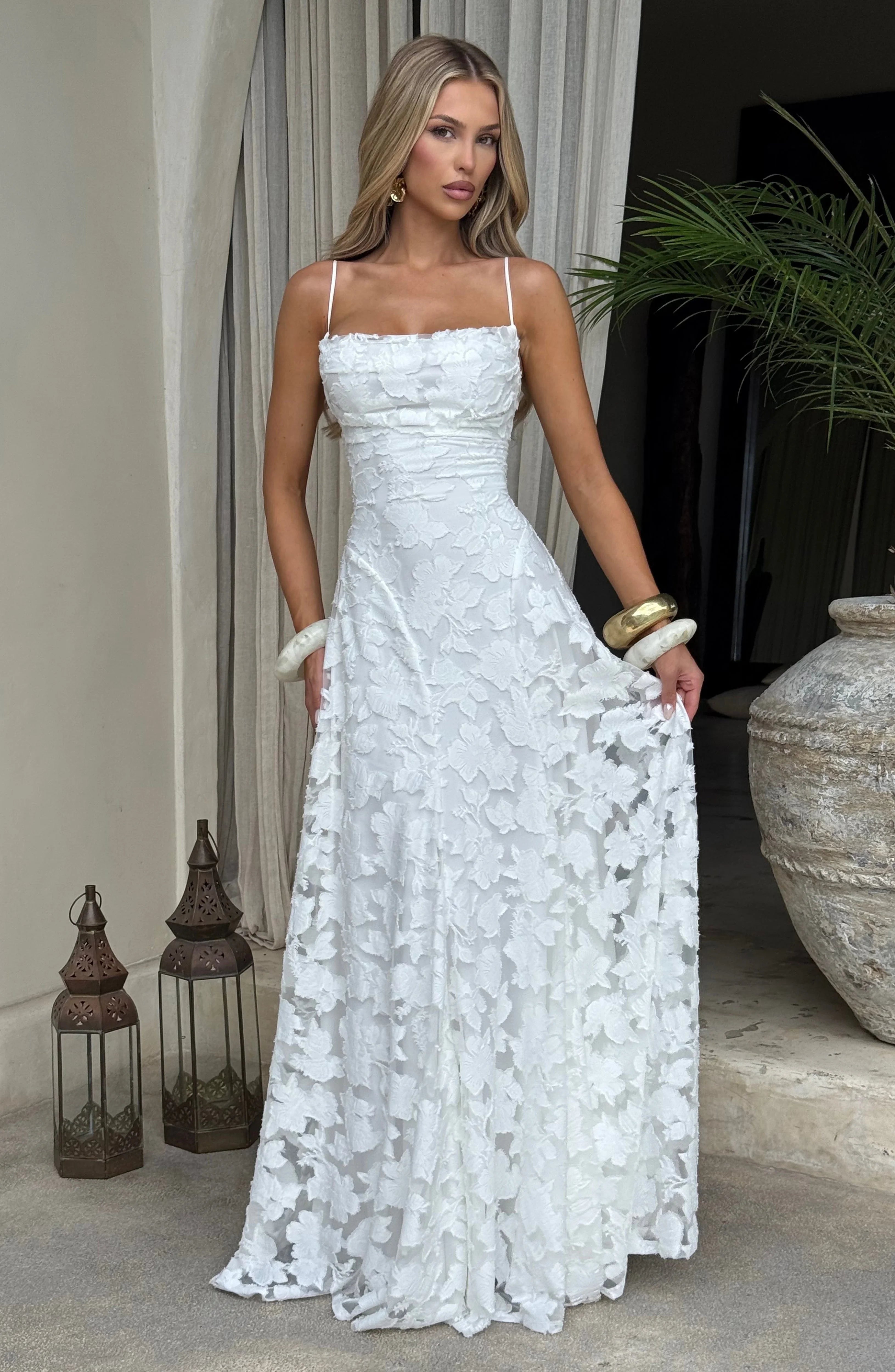 Ivory Francis Maxi Dress