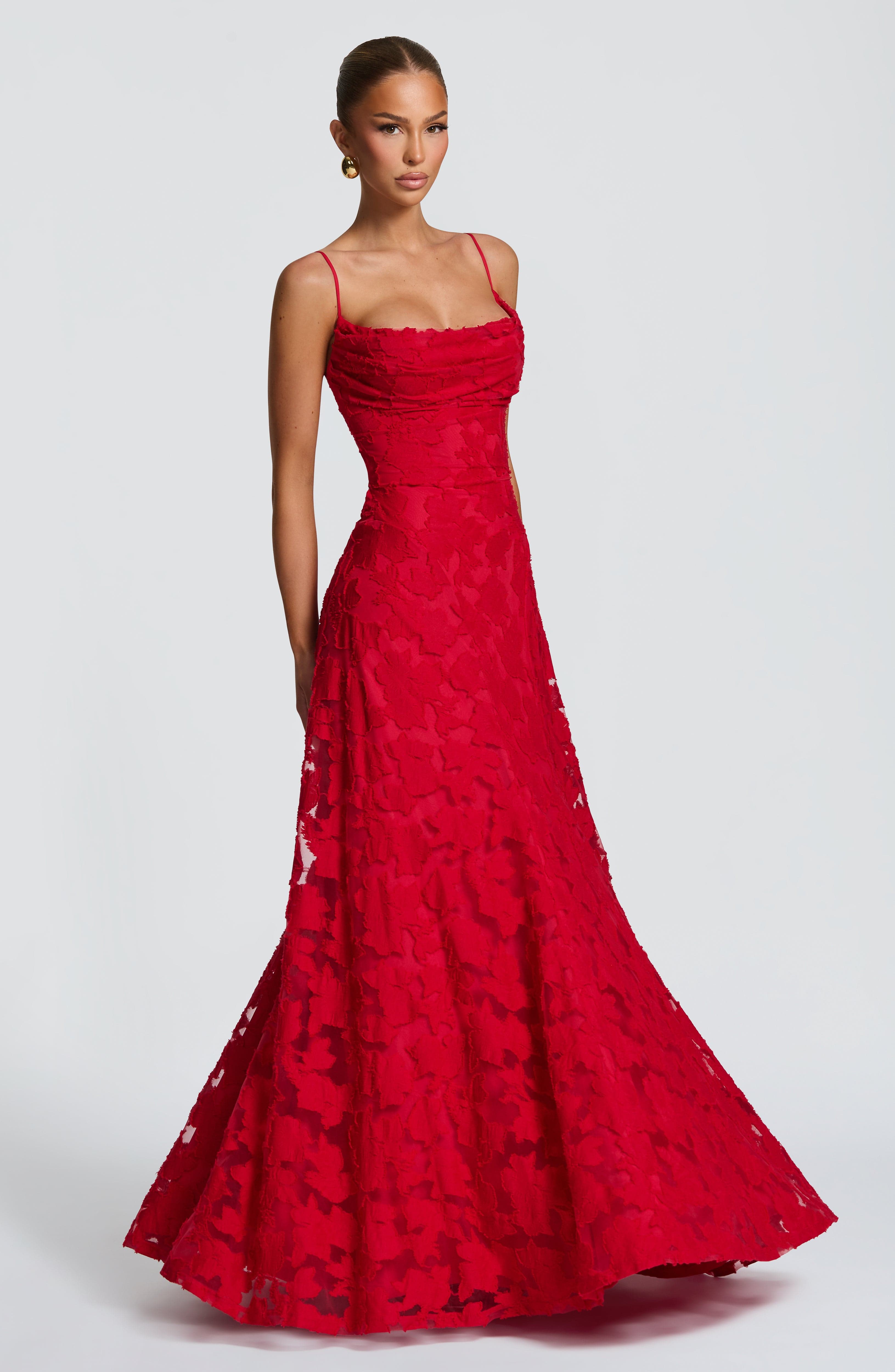 Francis Maxi Dress - Red ICYBOO
