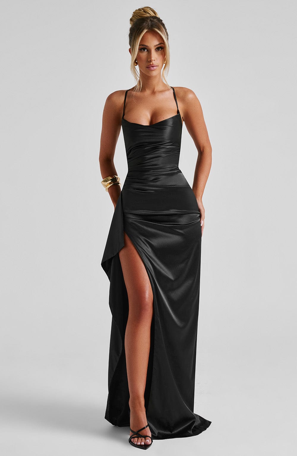 Helen Black Maxi Dress
