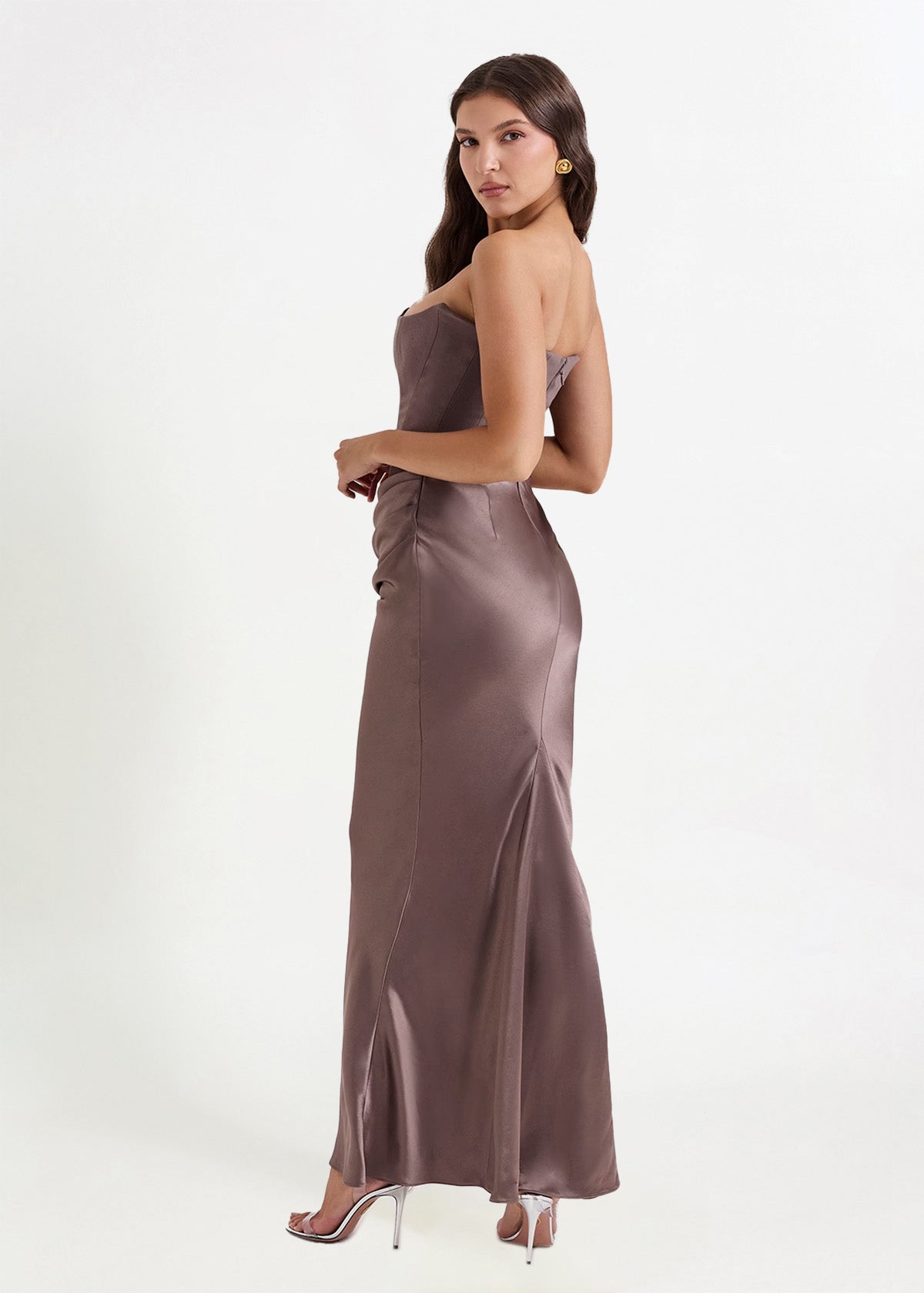 Persephone Corset Dress in Smoke ICYBOO