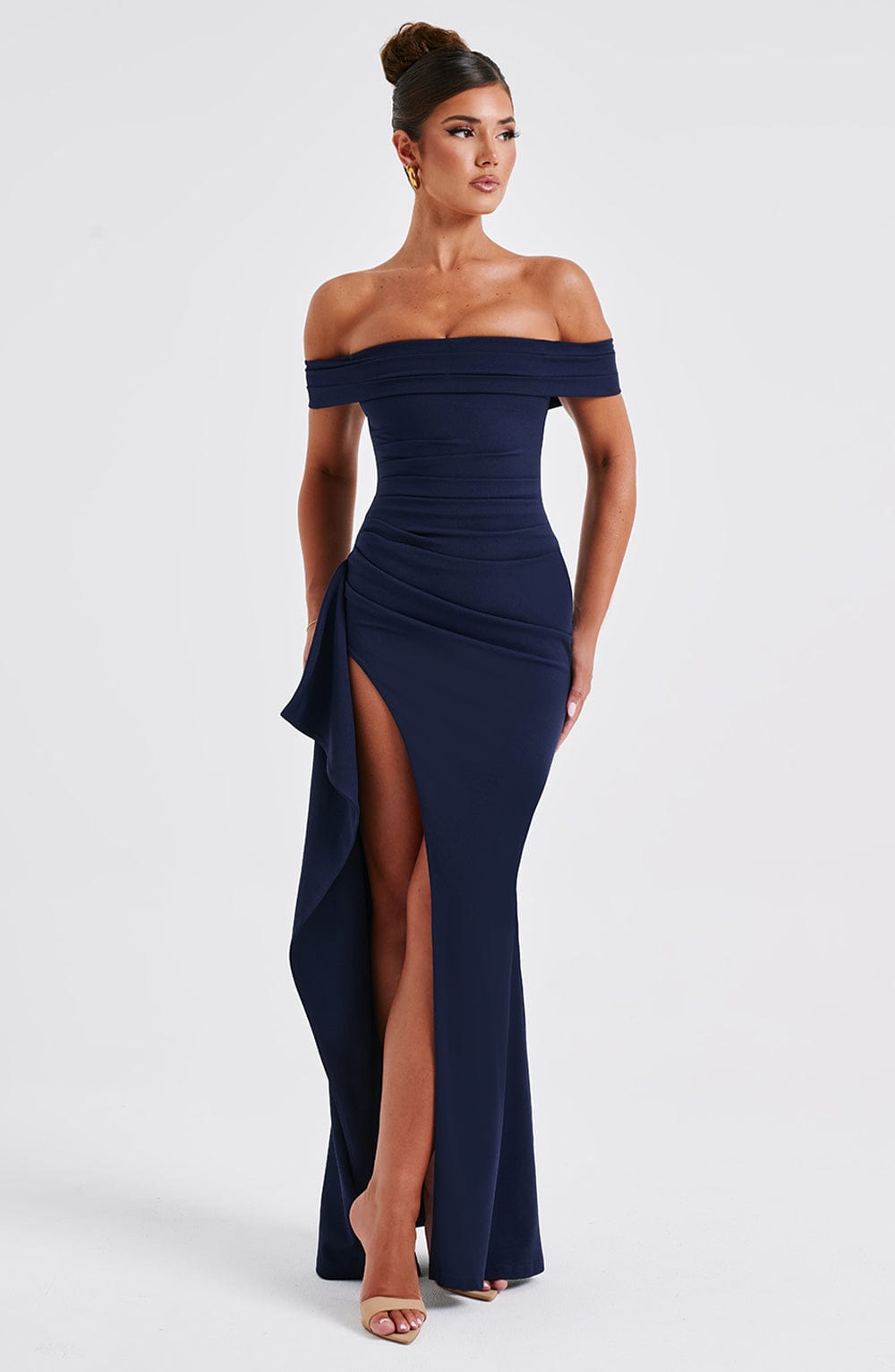 Joyce Navy Maxi Dress