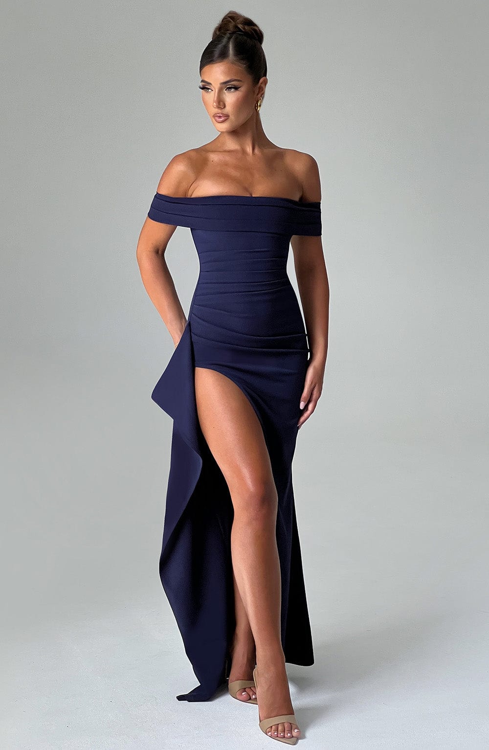 Joyce Navy Maxi Dress