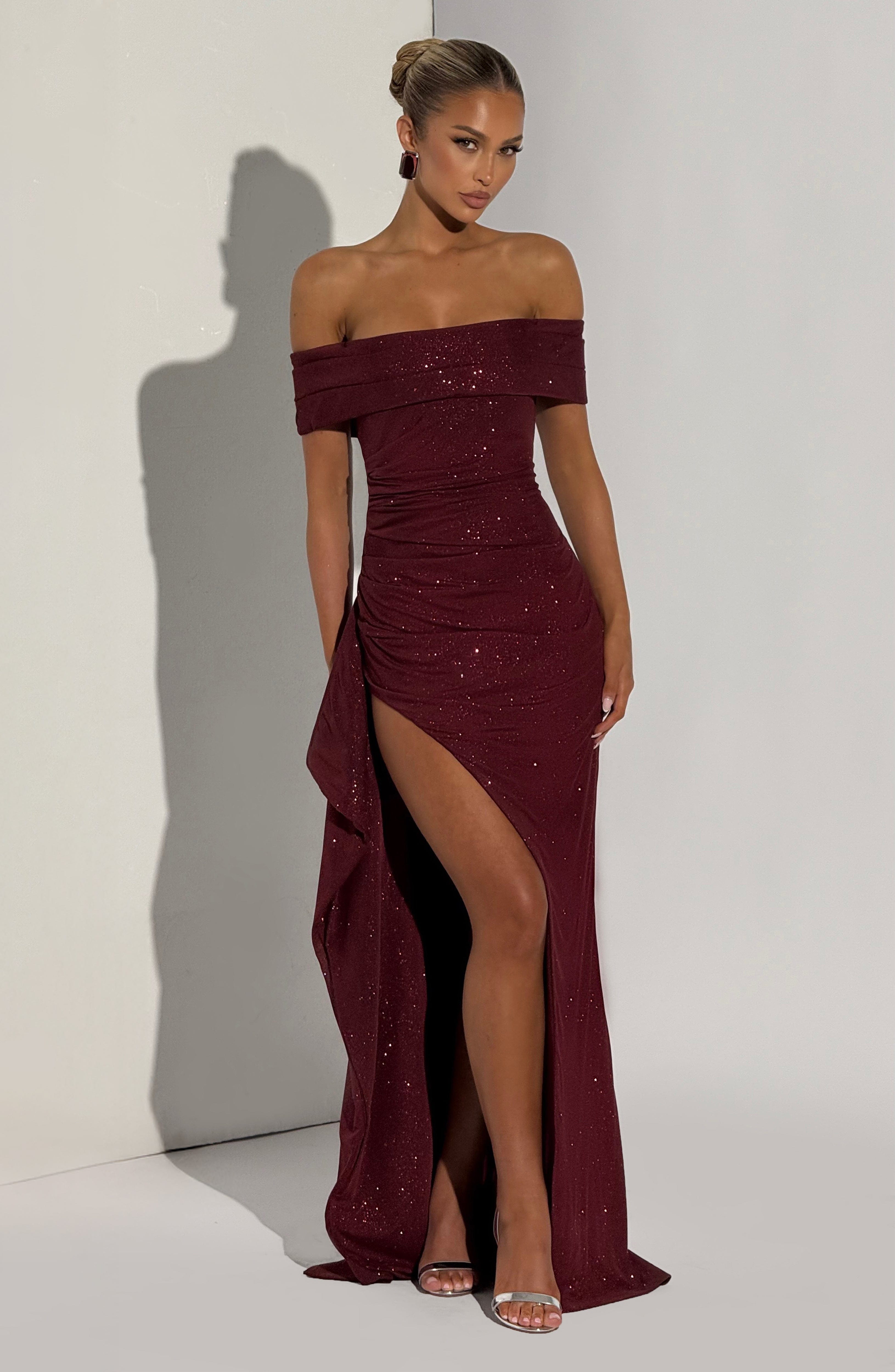 Joyce Sparkling Wine Maxi Dress