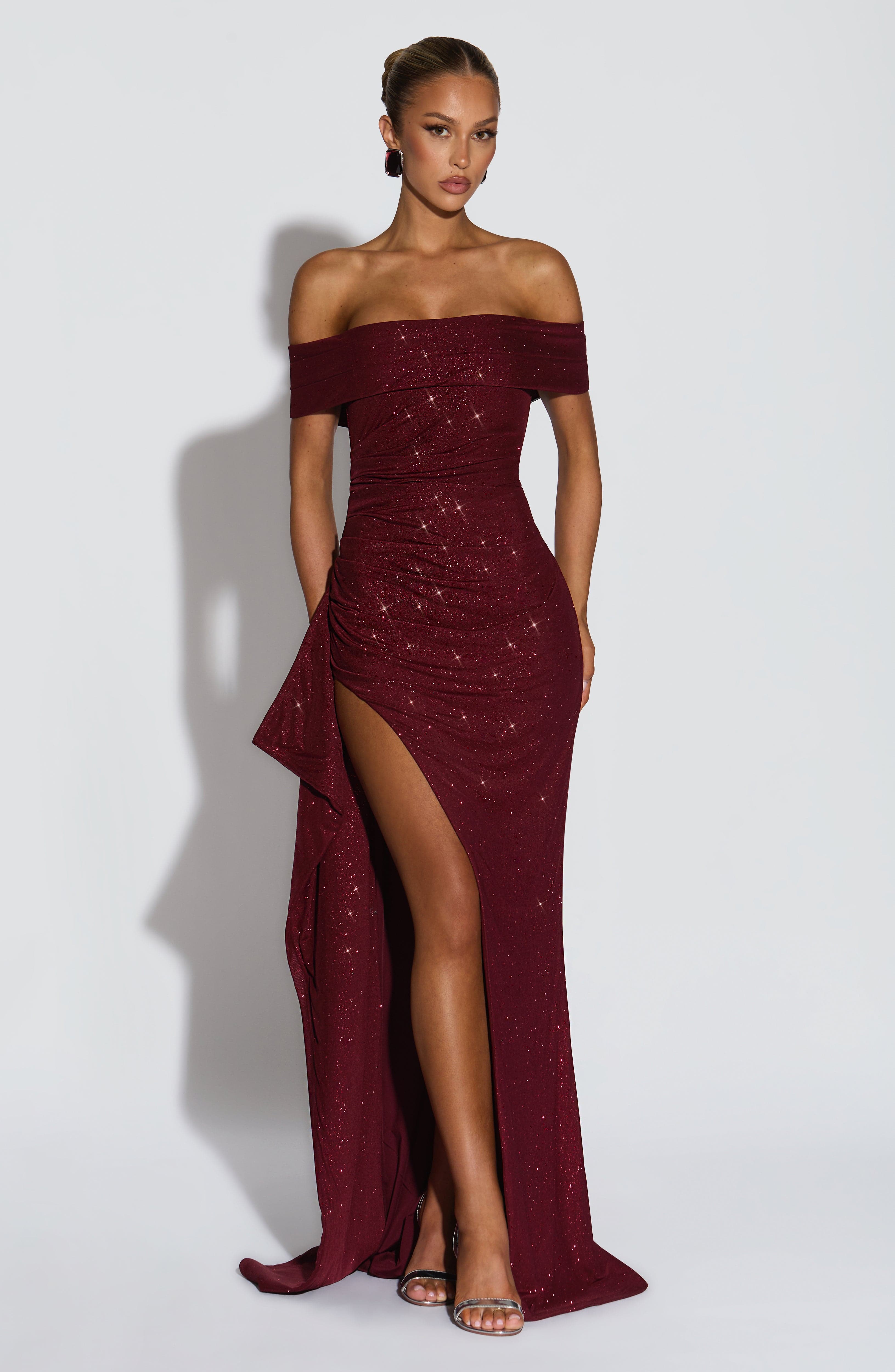 Joyce Sparkling Wine Maxi Dress