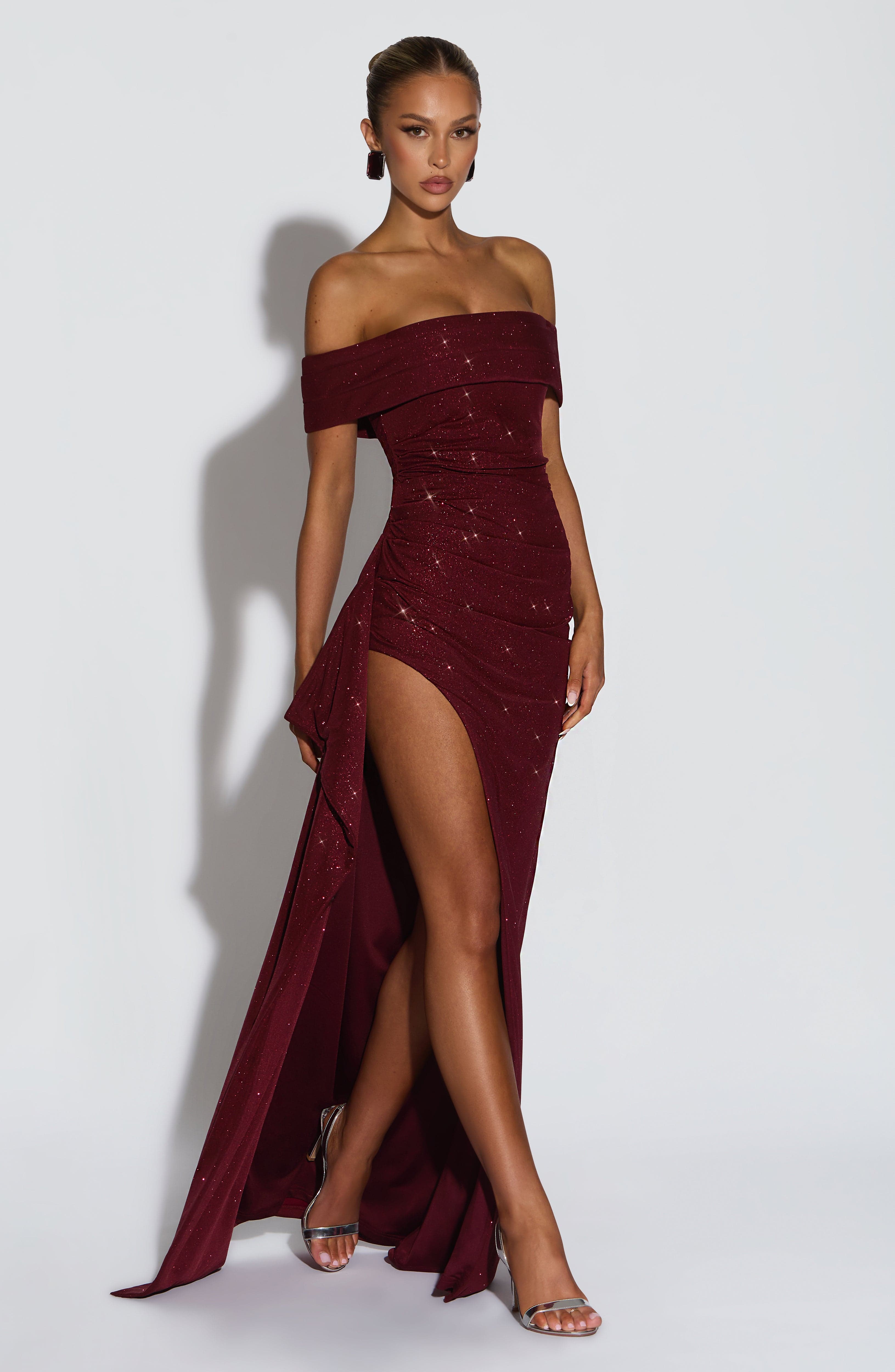 Joyce Sparkling Wine Maxi Dress