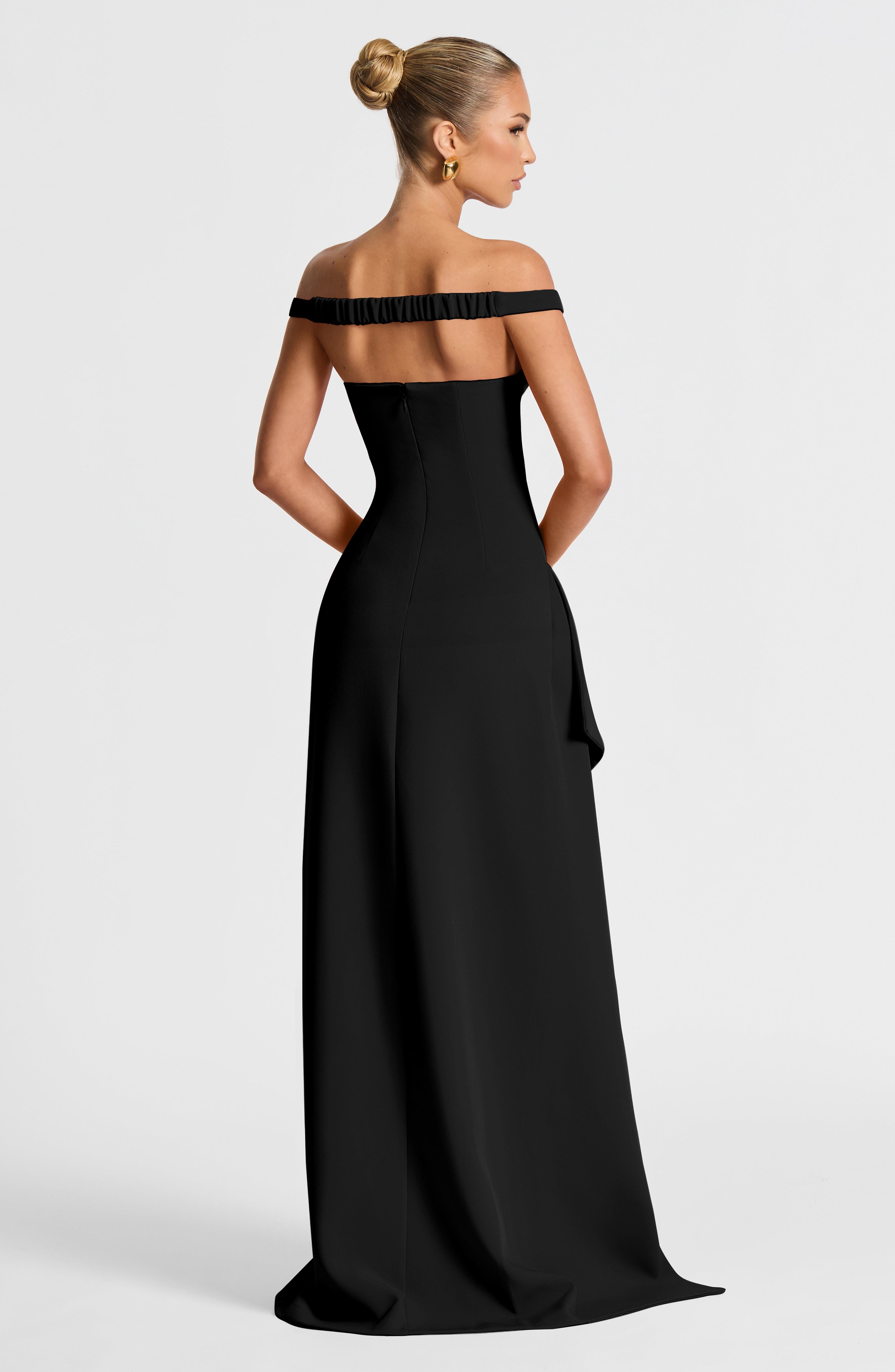 Khalesia Black Maxi Dress