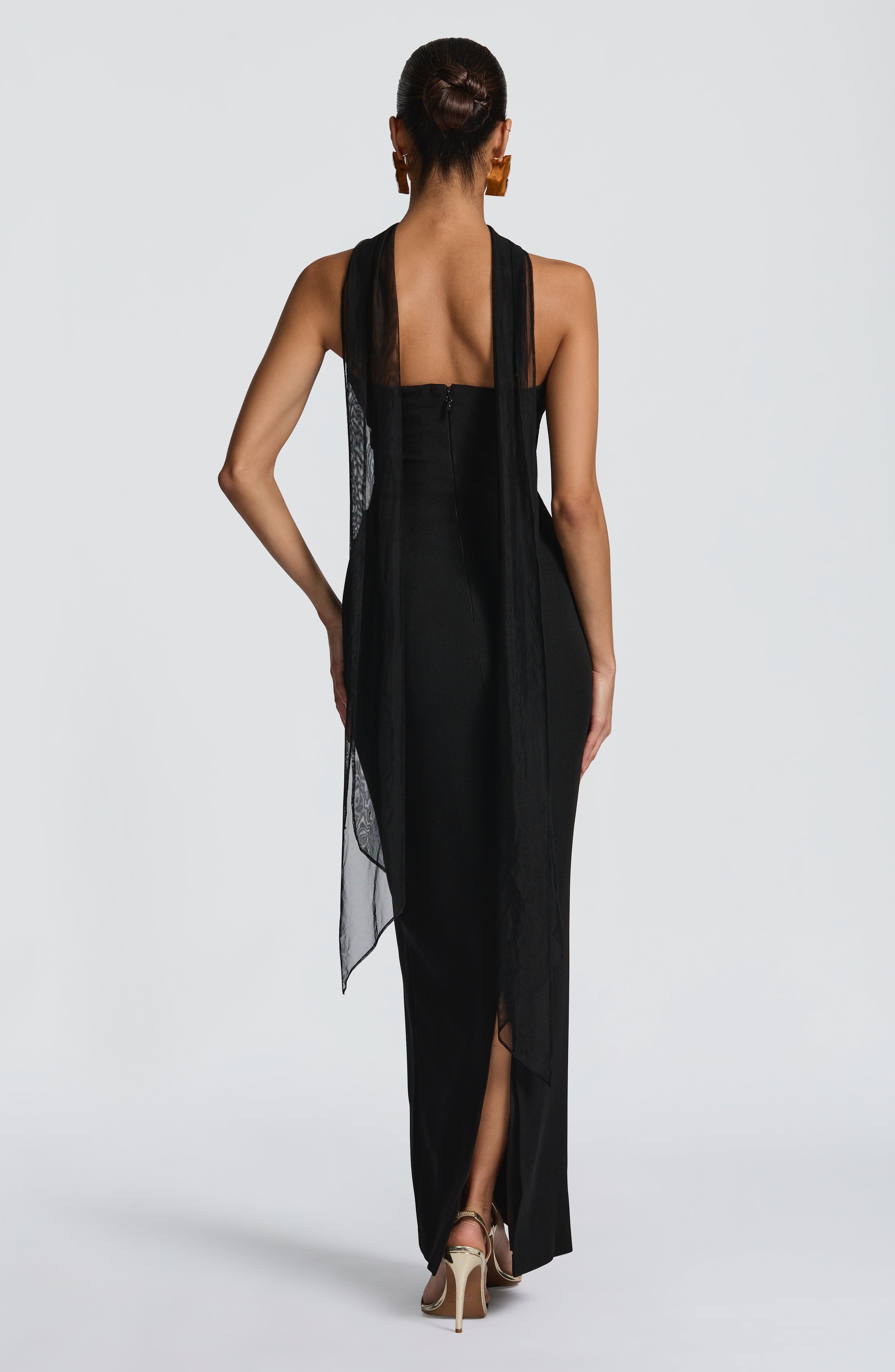 Lindsey Black Maxi Dress
