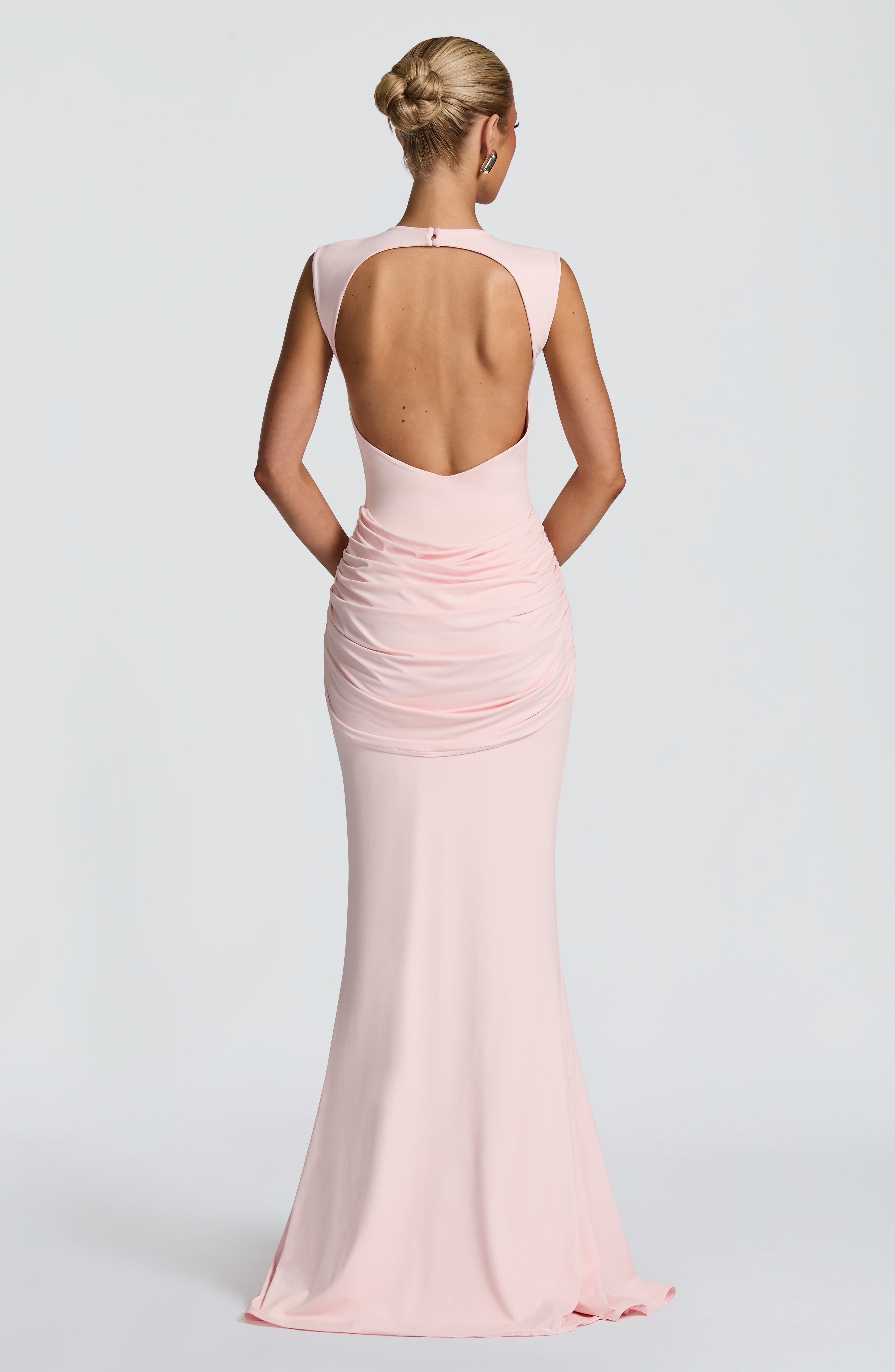 Lorenza Blush Maxi Dress