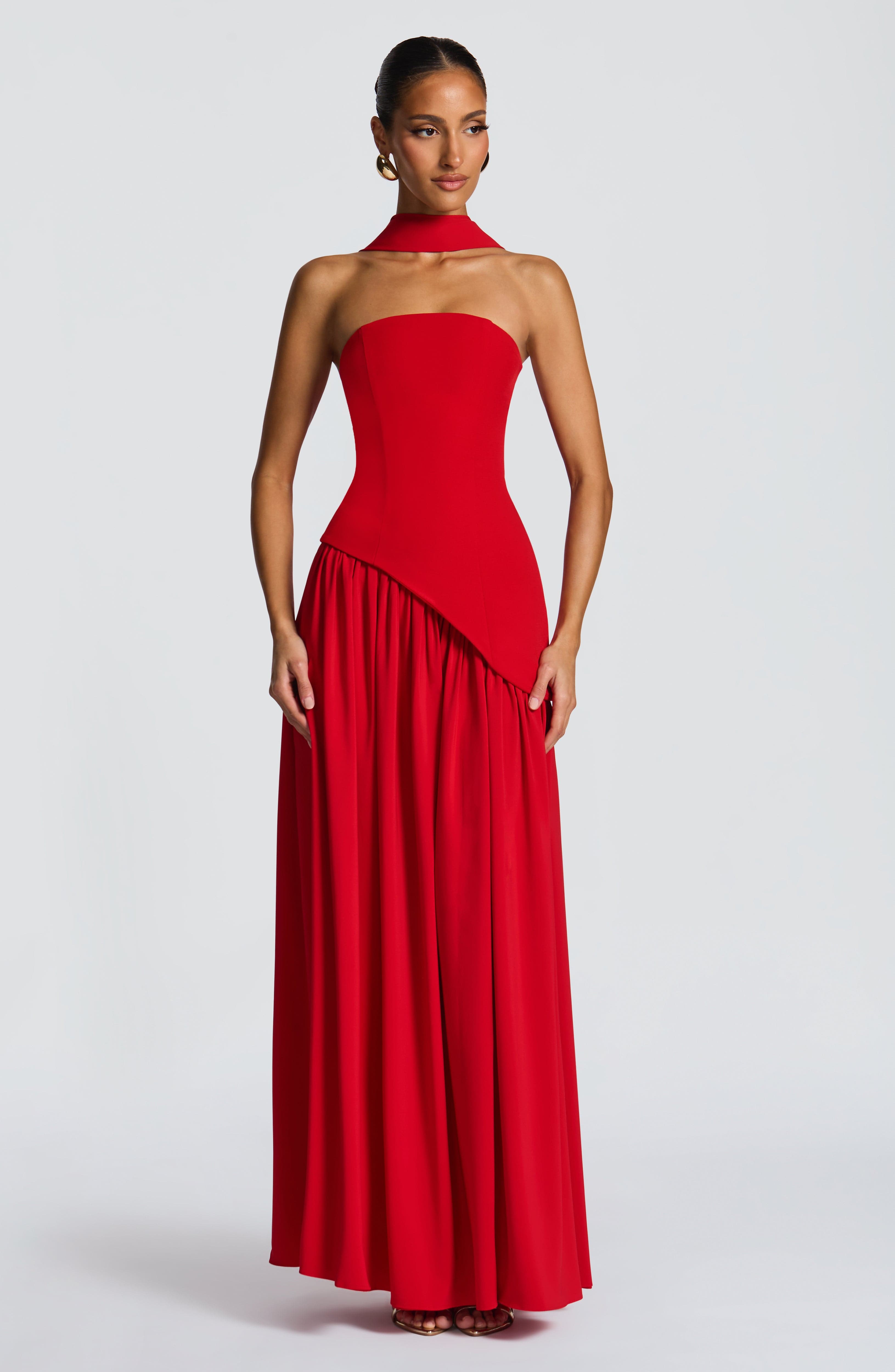 Maliyah Red Maxi Dress