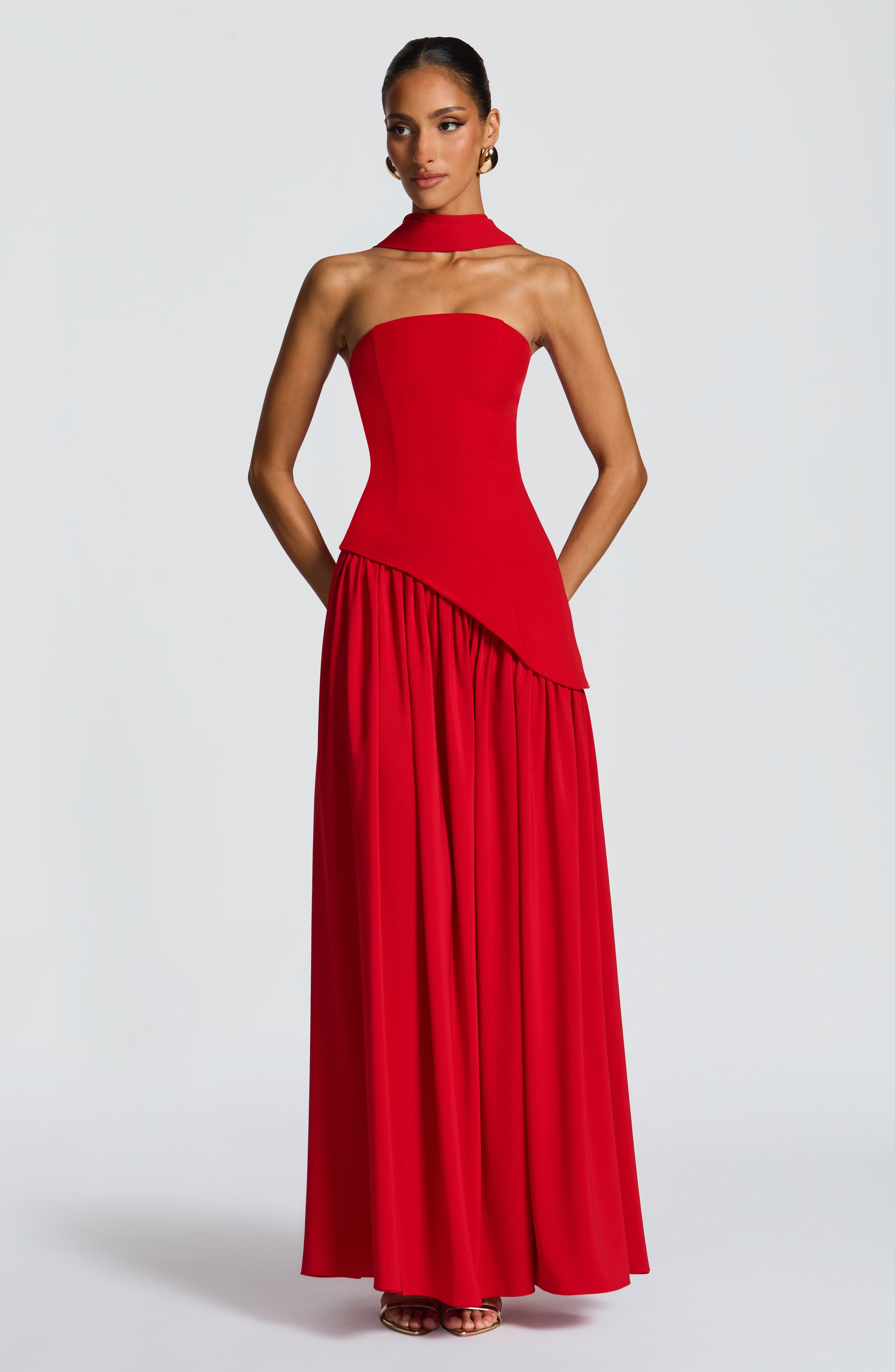 Maliyah Red Maxi Dress