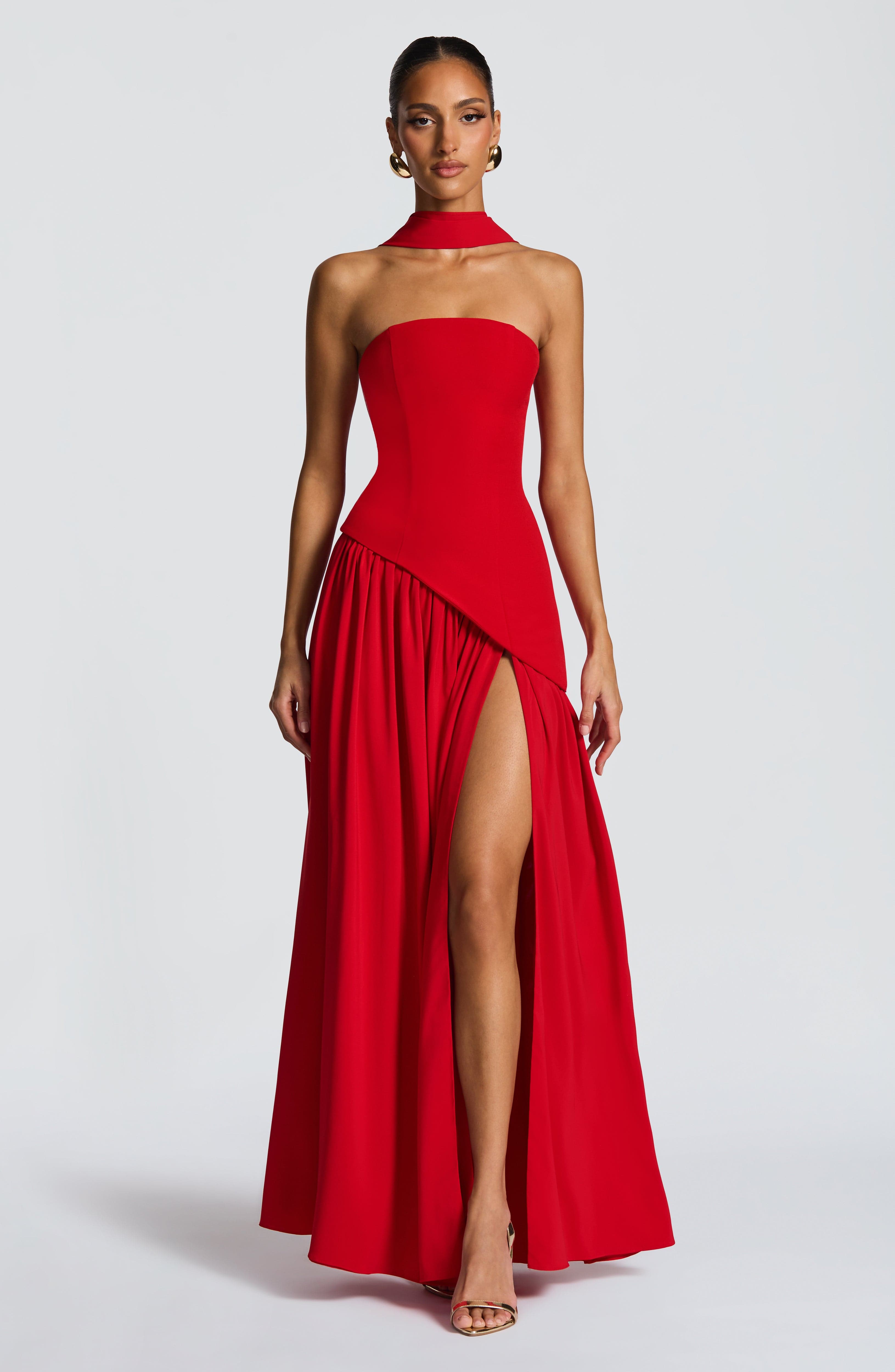 Maliyah Red Maxi Dress