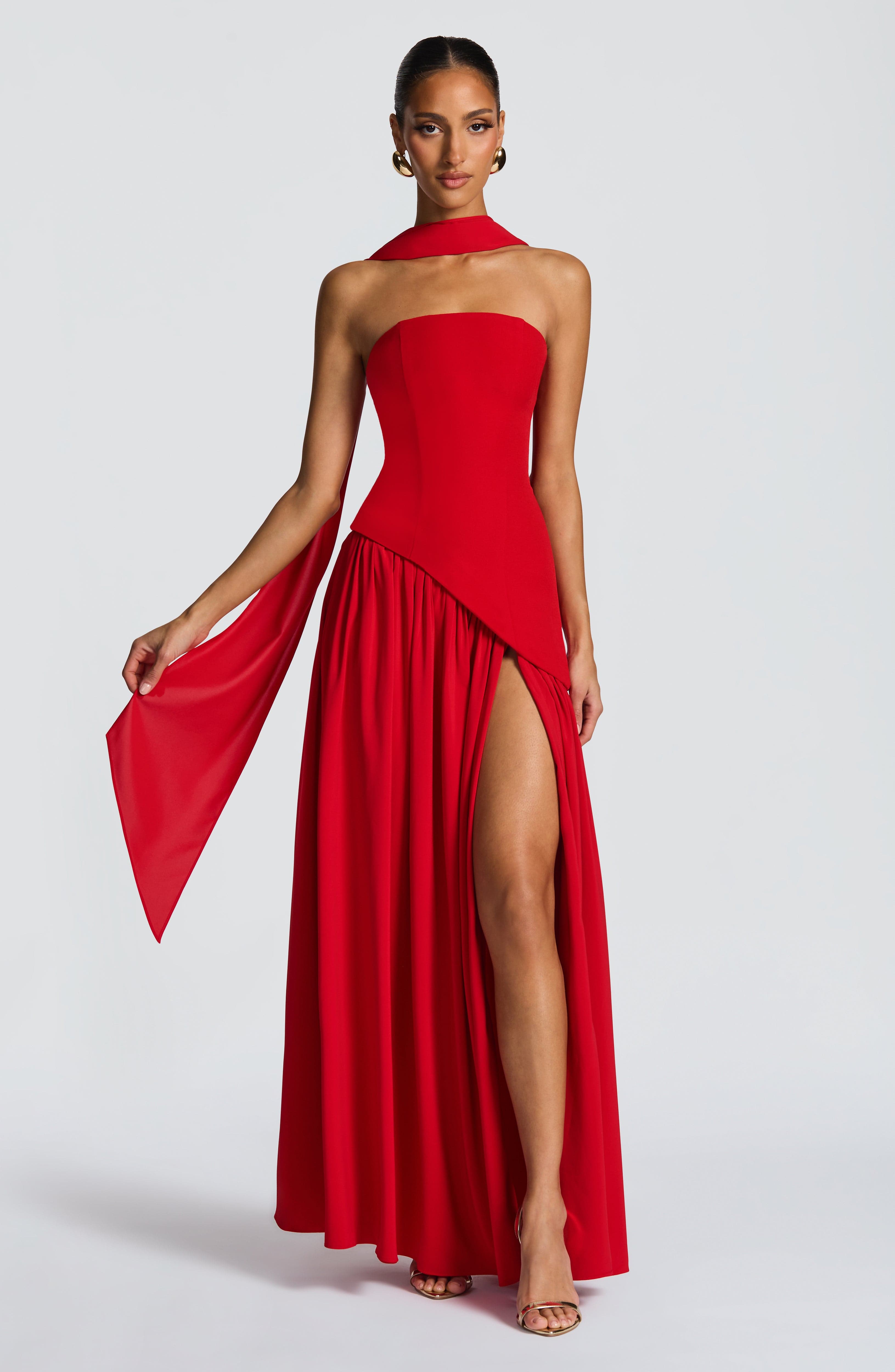 Maliyah Red Maxi Dress