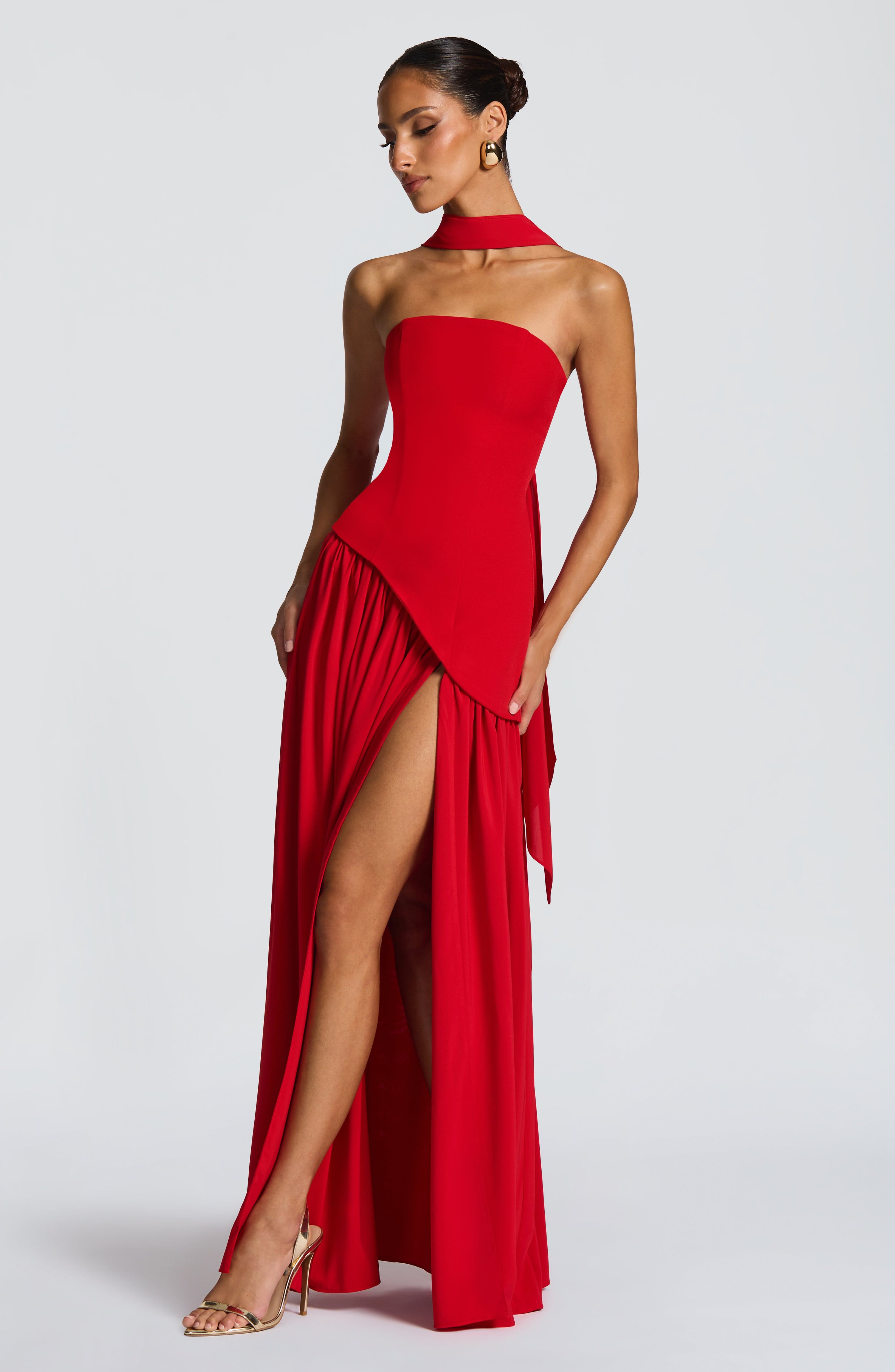 Maliyah Red Maxi Dress