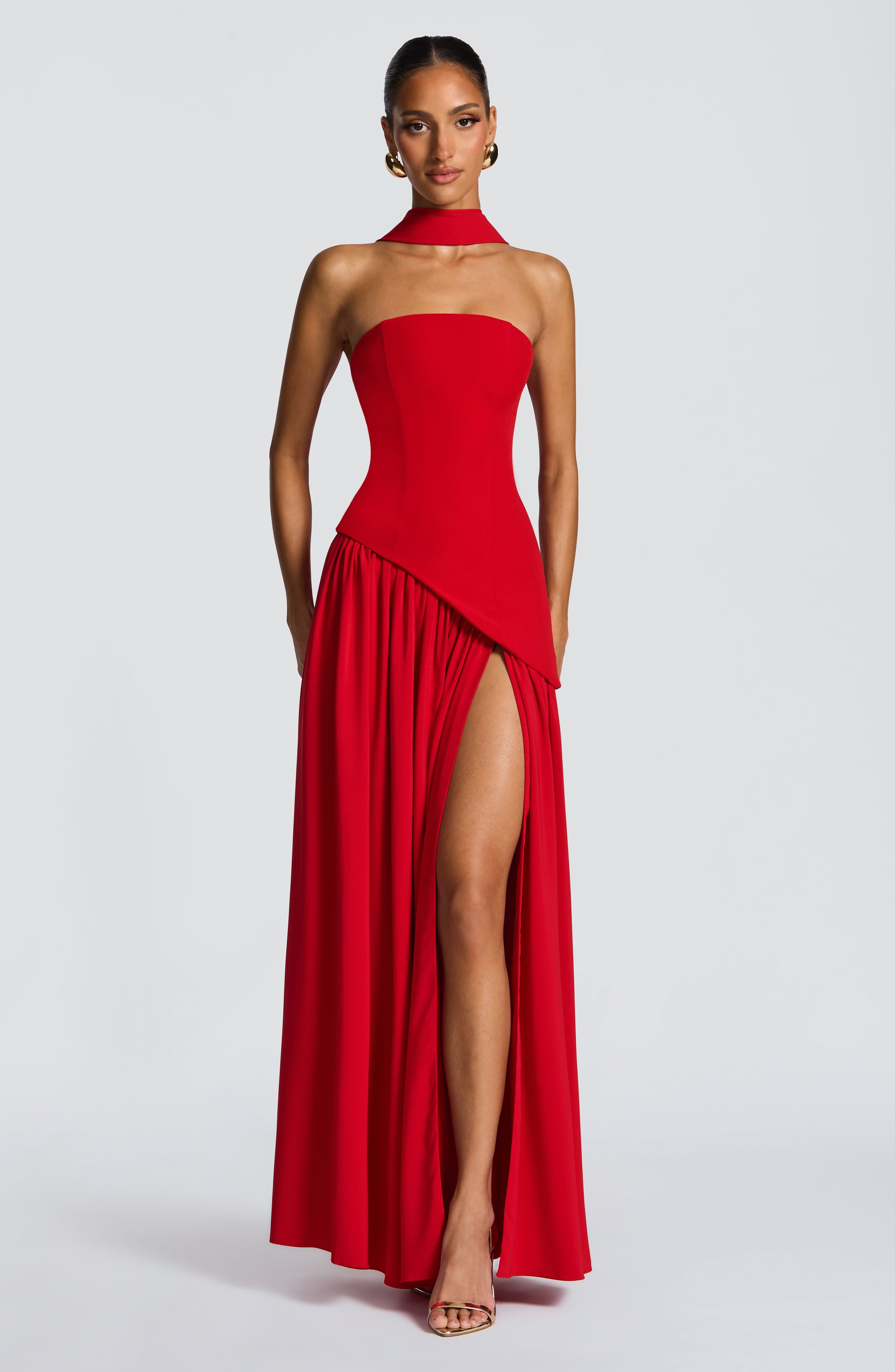Maliyah Red Maxi Dress