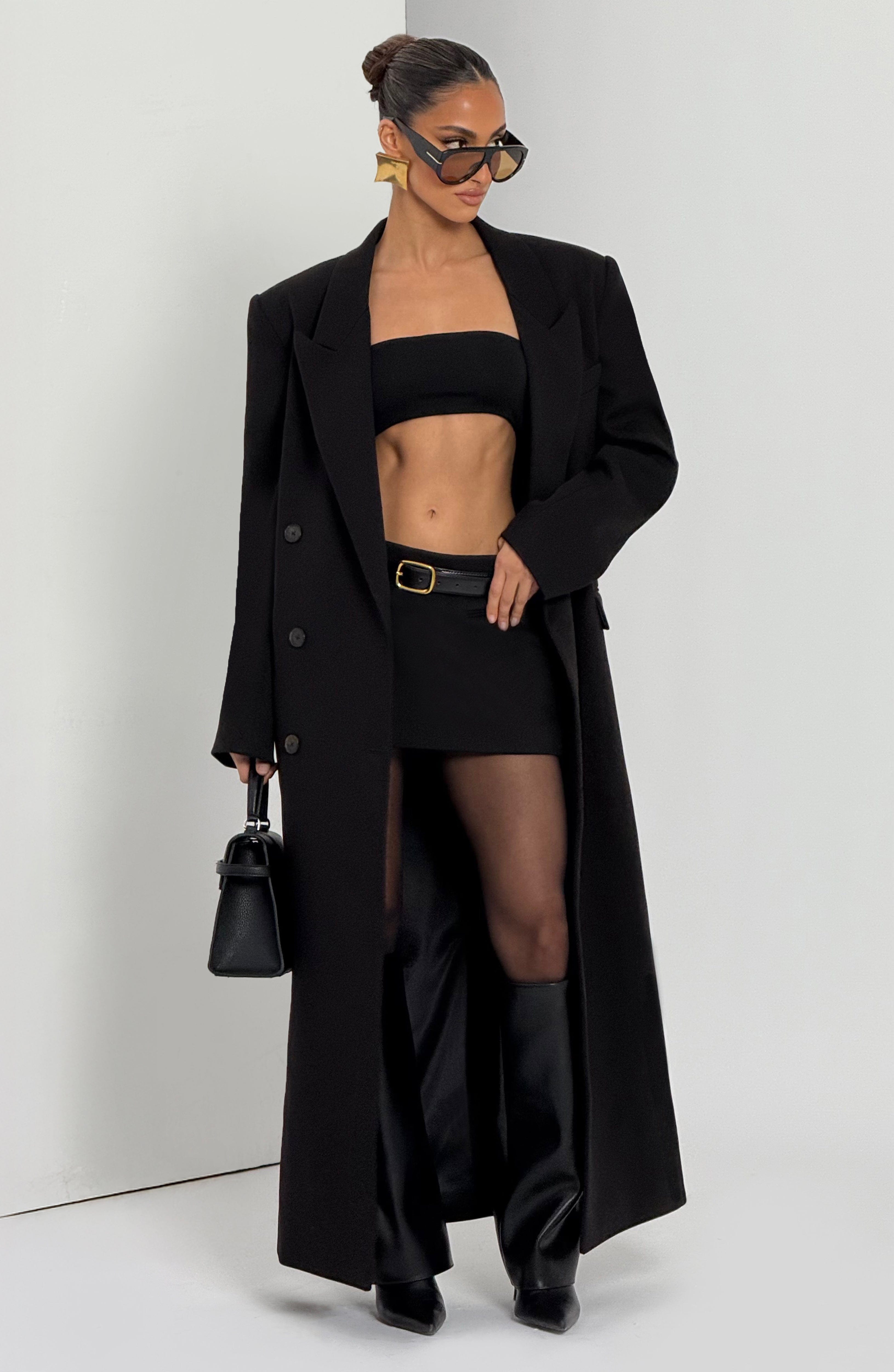 Michelle Black Coat