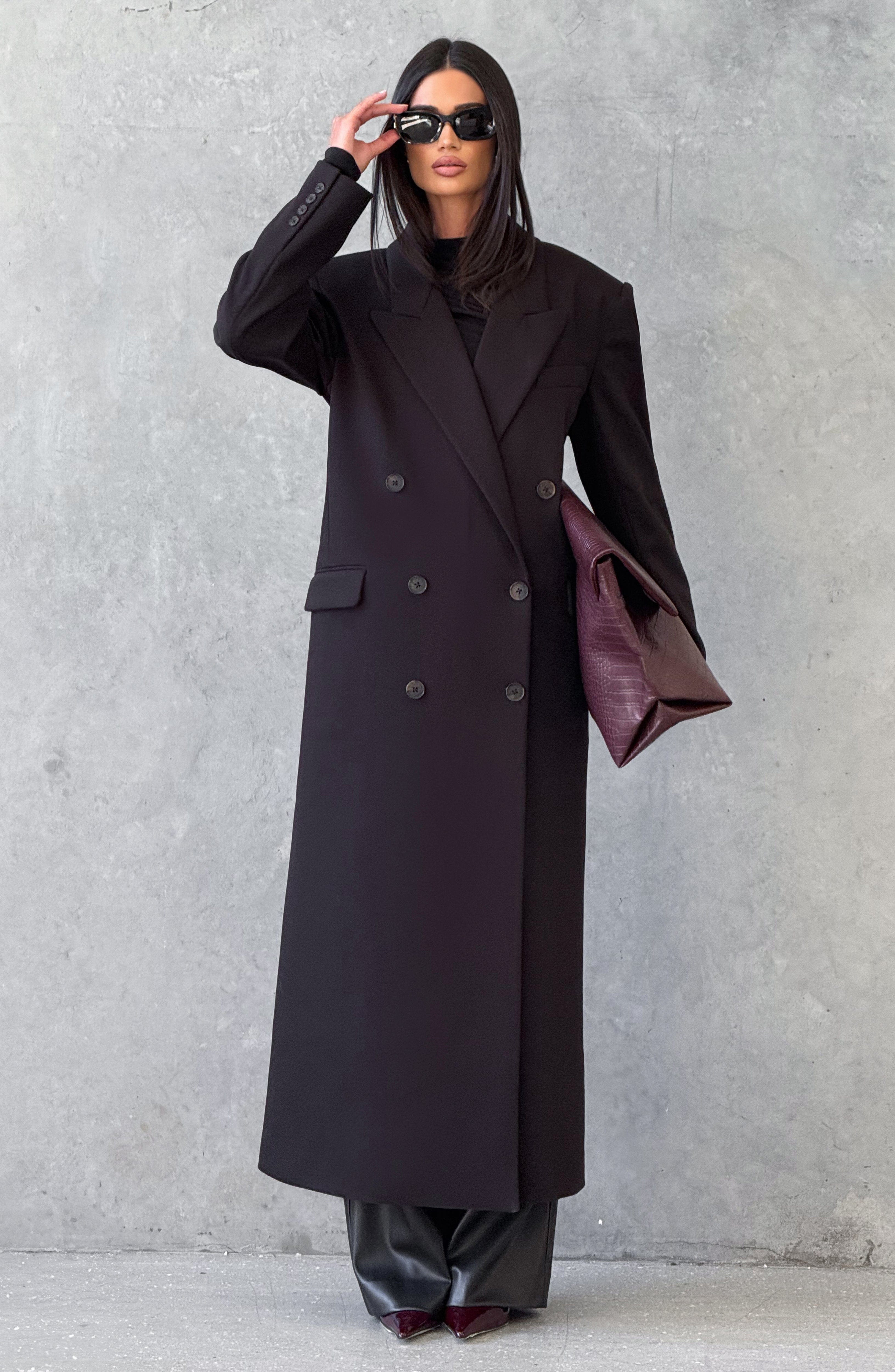 Michelle Black Coat
