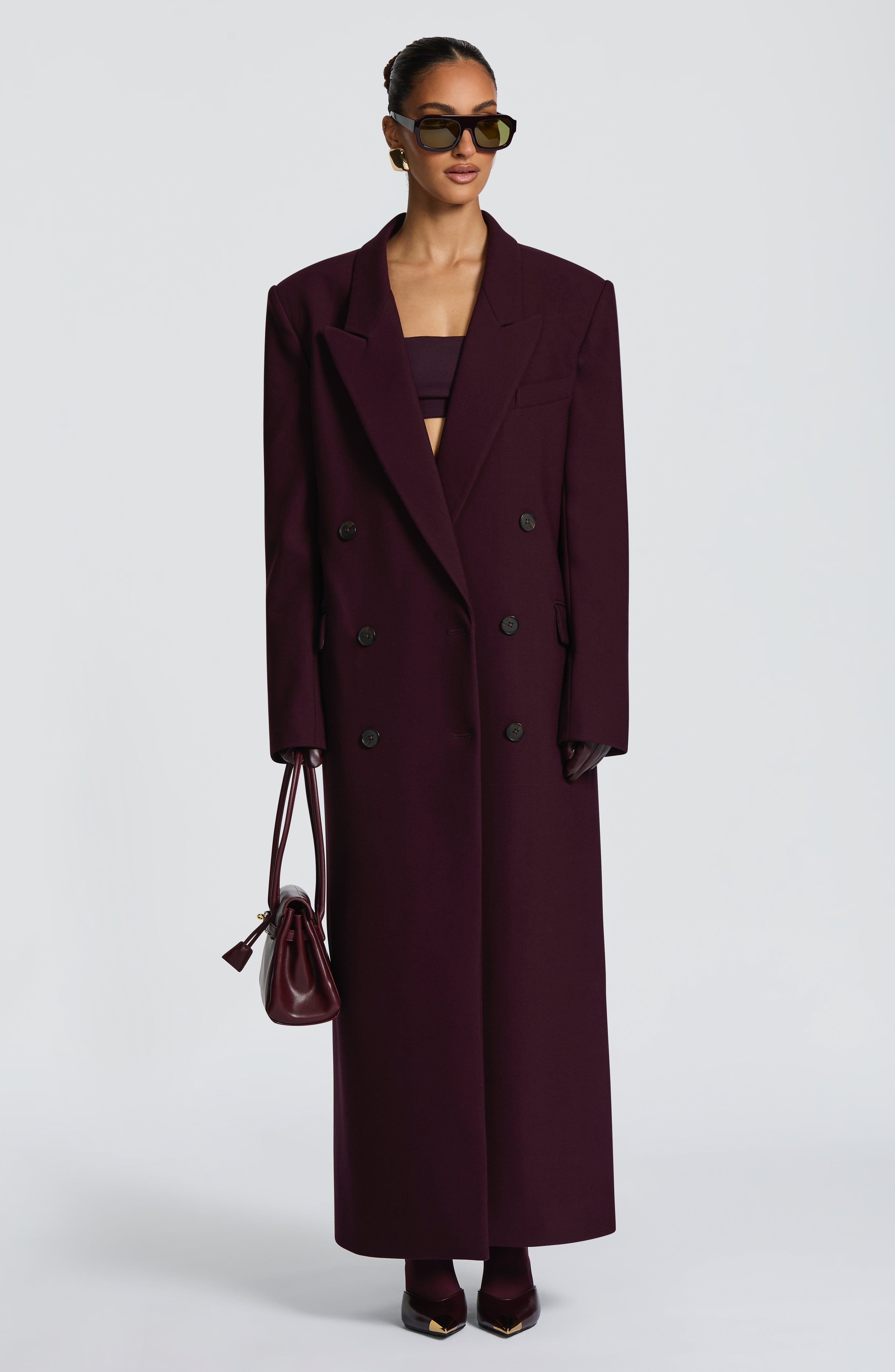 Plum Michelle Coat