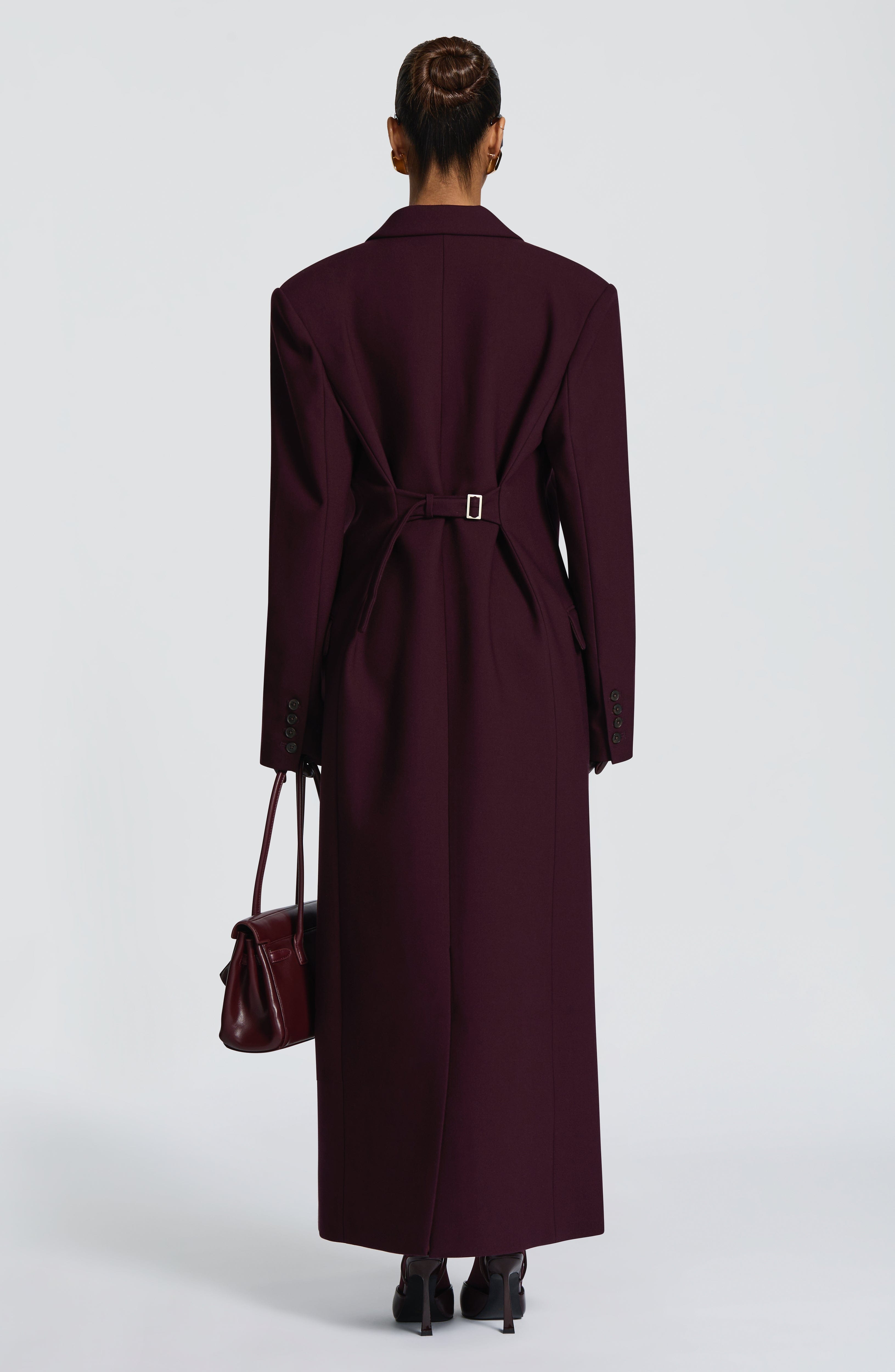 Plum Michelle Coat