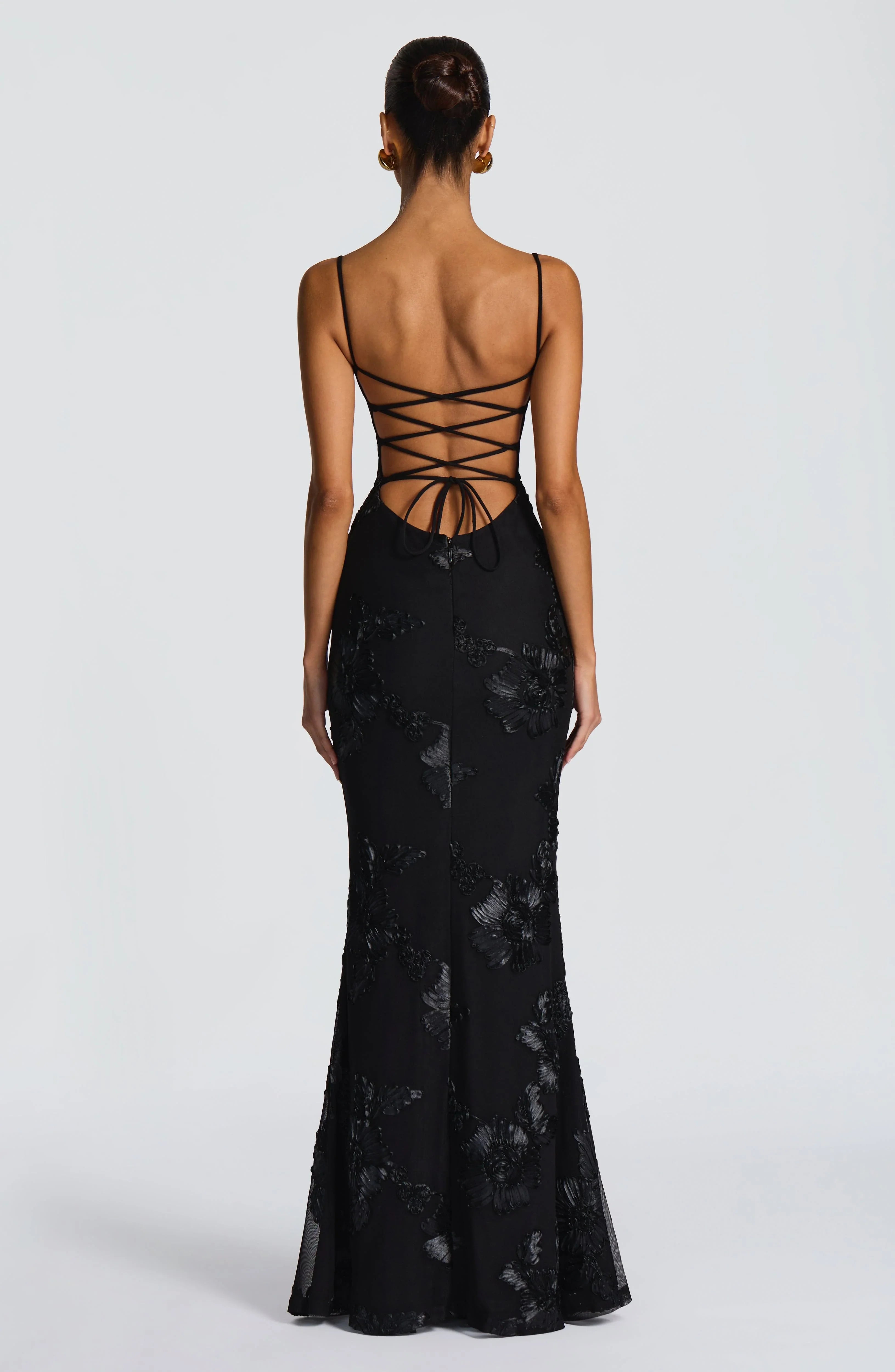 Black Nefertiti Maxi Dress