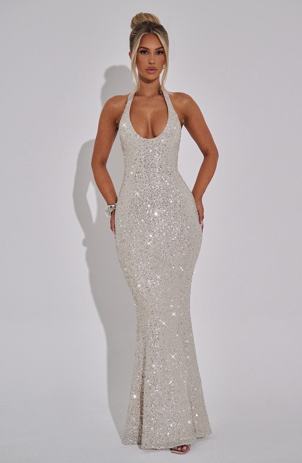 Champagne Odette Maxi Dress