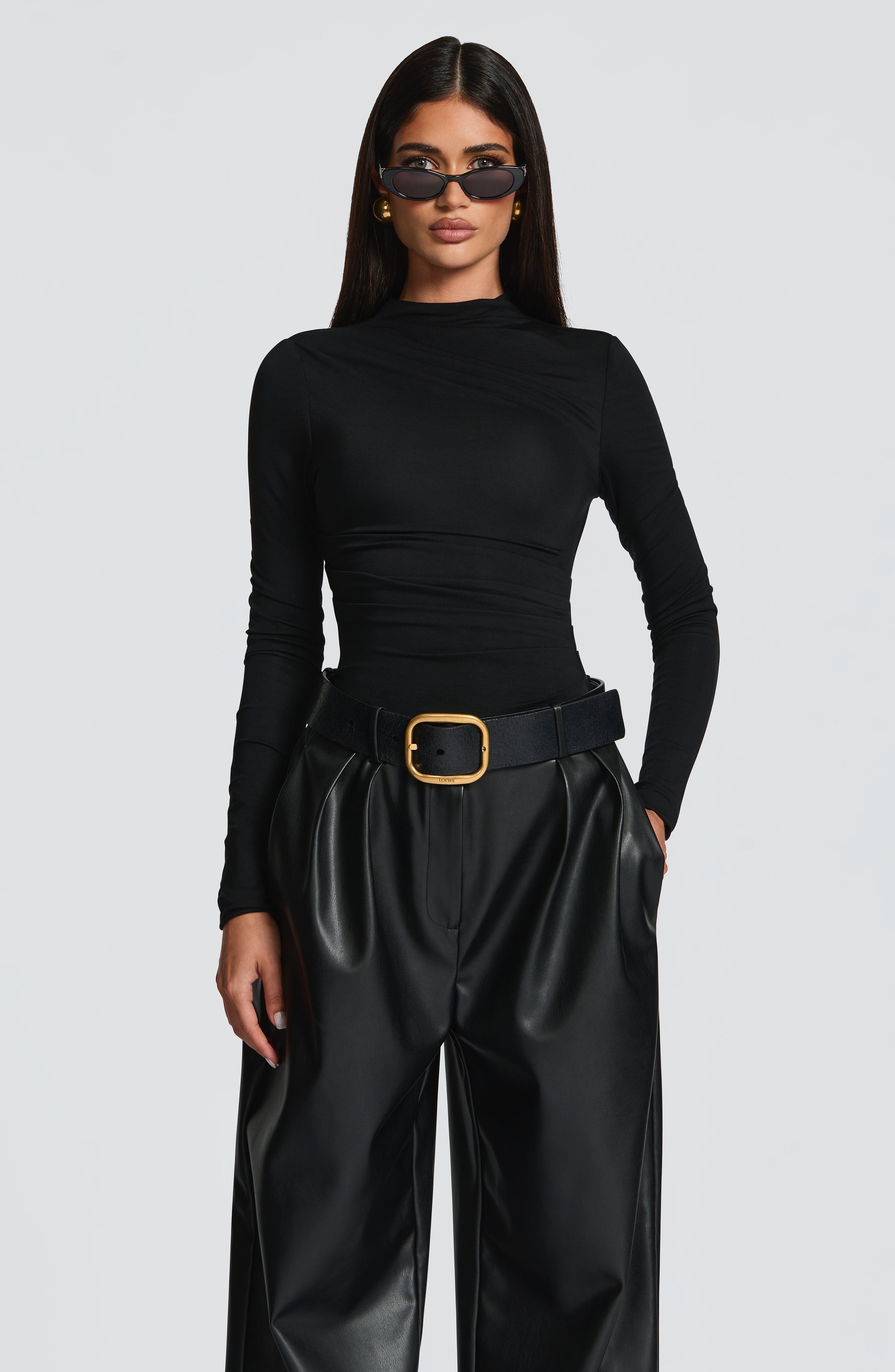 Black Pearson Bodysuit