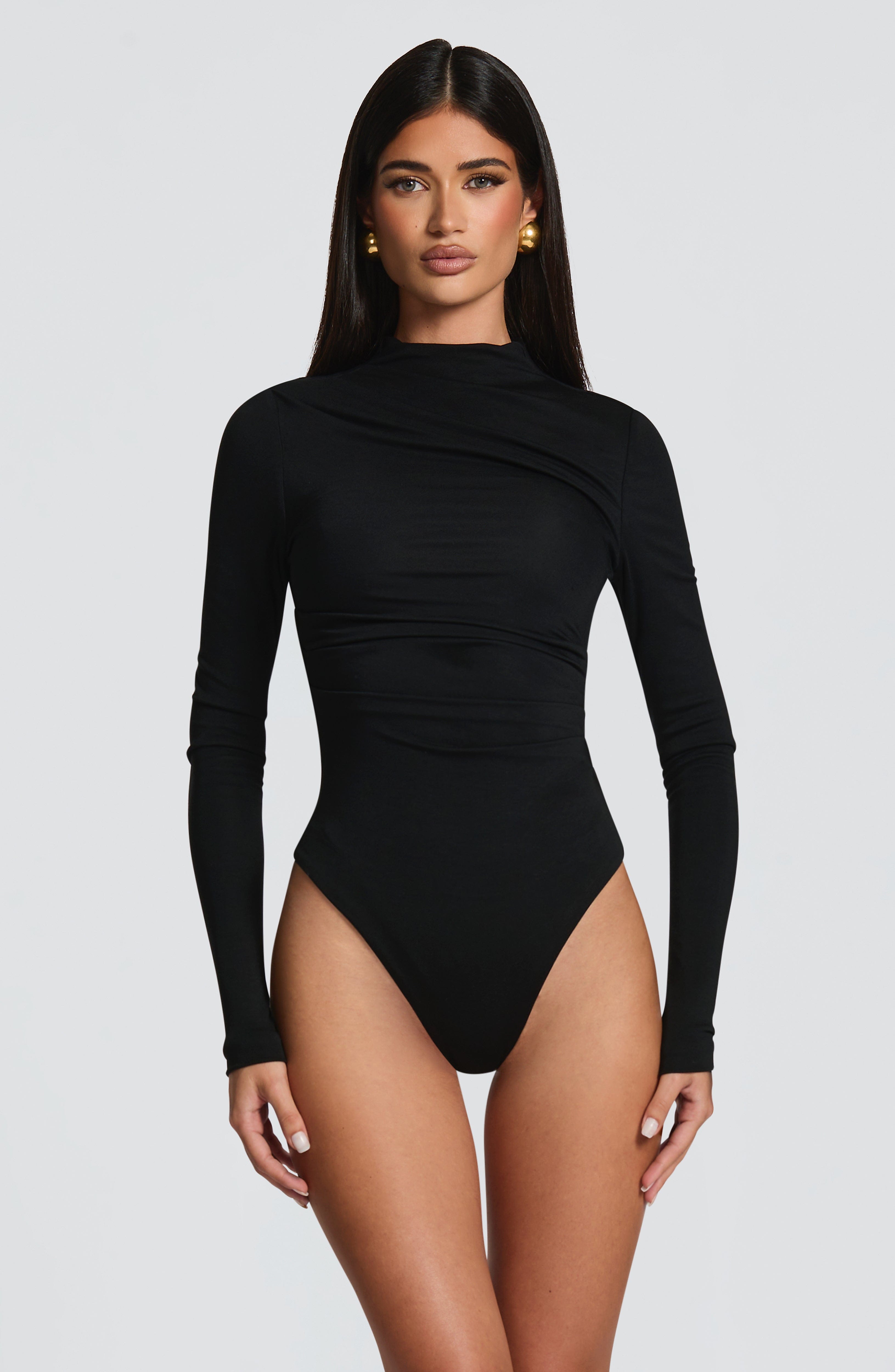 Black Pearson Bodysuit