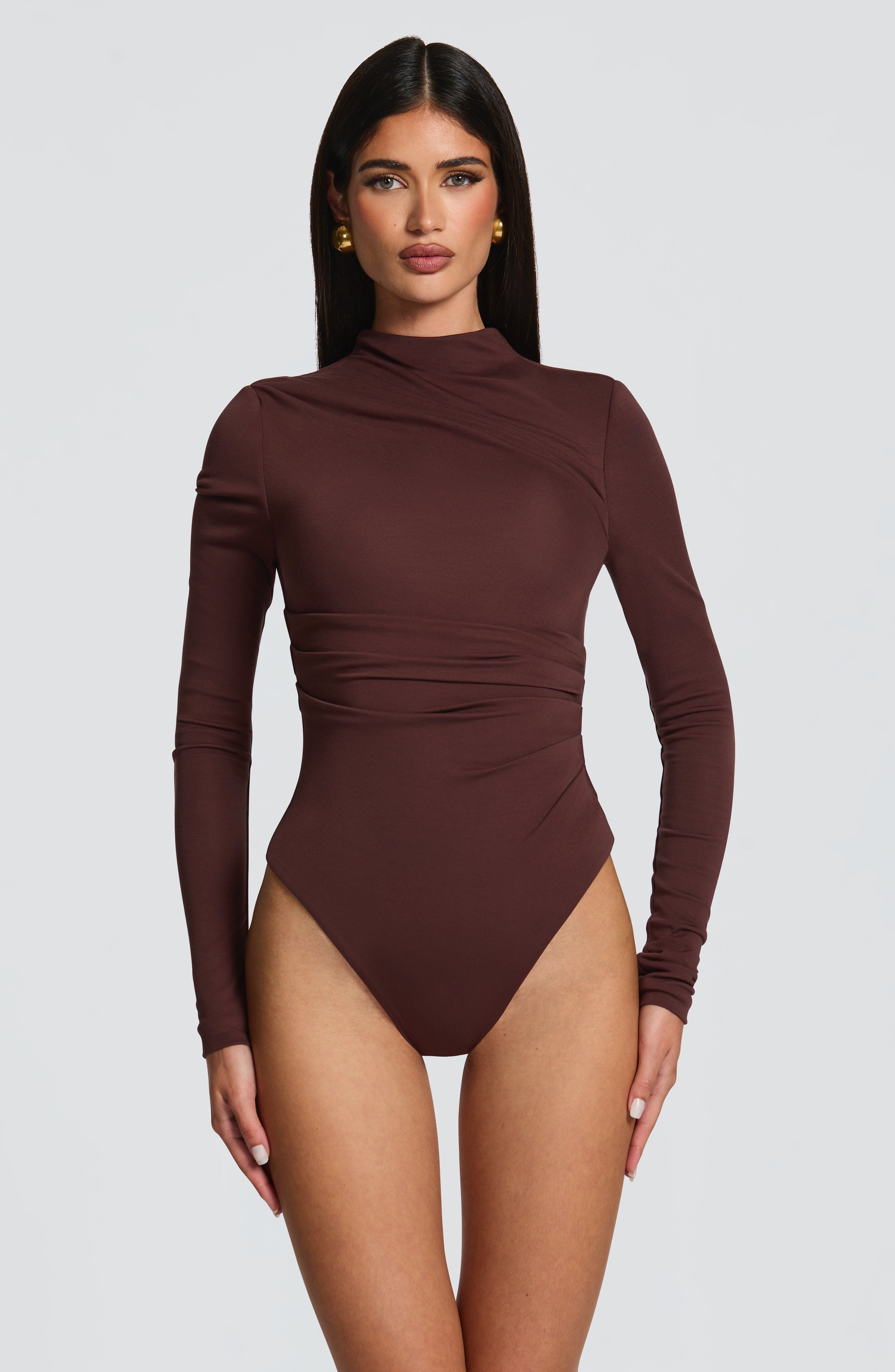 Pearson Plum Brown Bodysuit